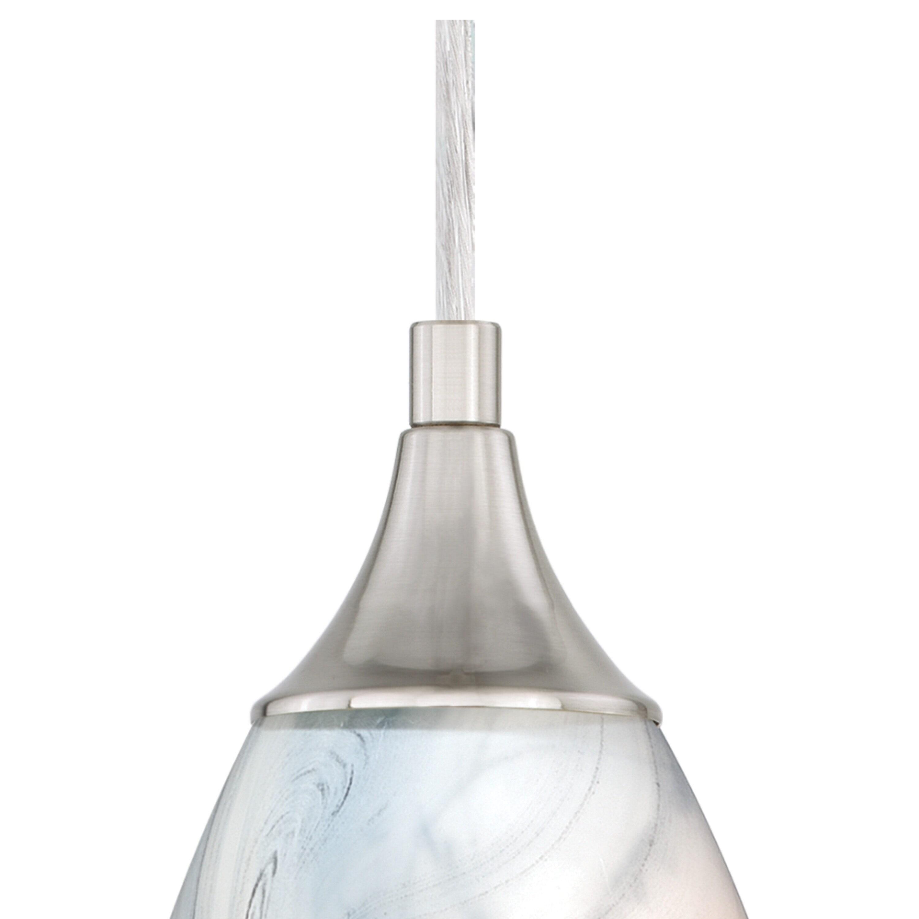 Vaxcel Milano 1 - Light Pendant in  Satin Nickel