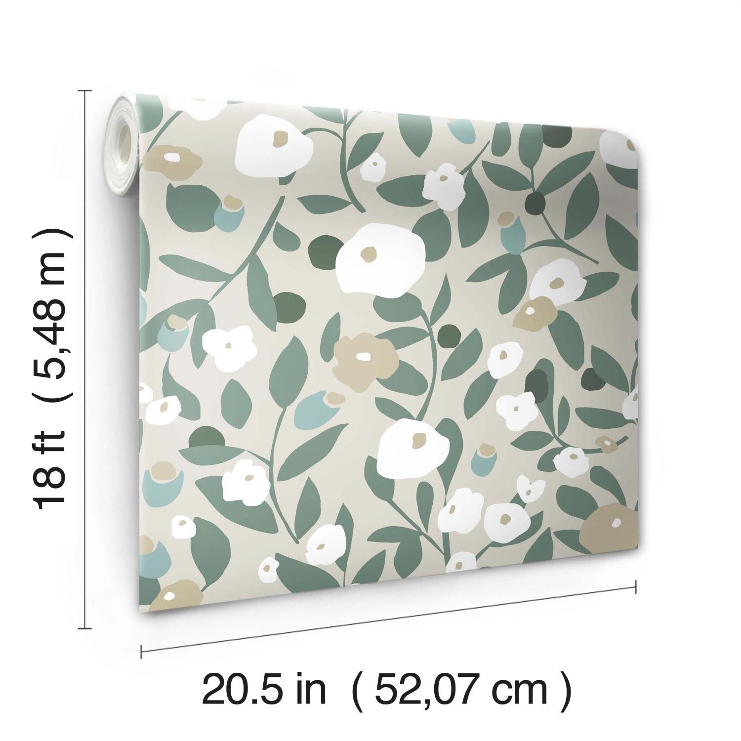 Kensington Peel & Stick Floral Roll