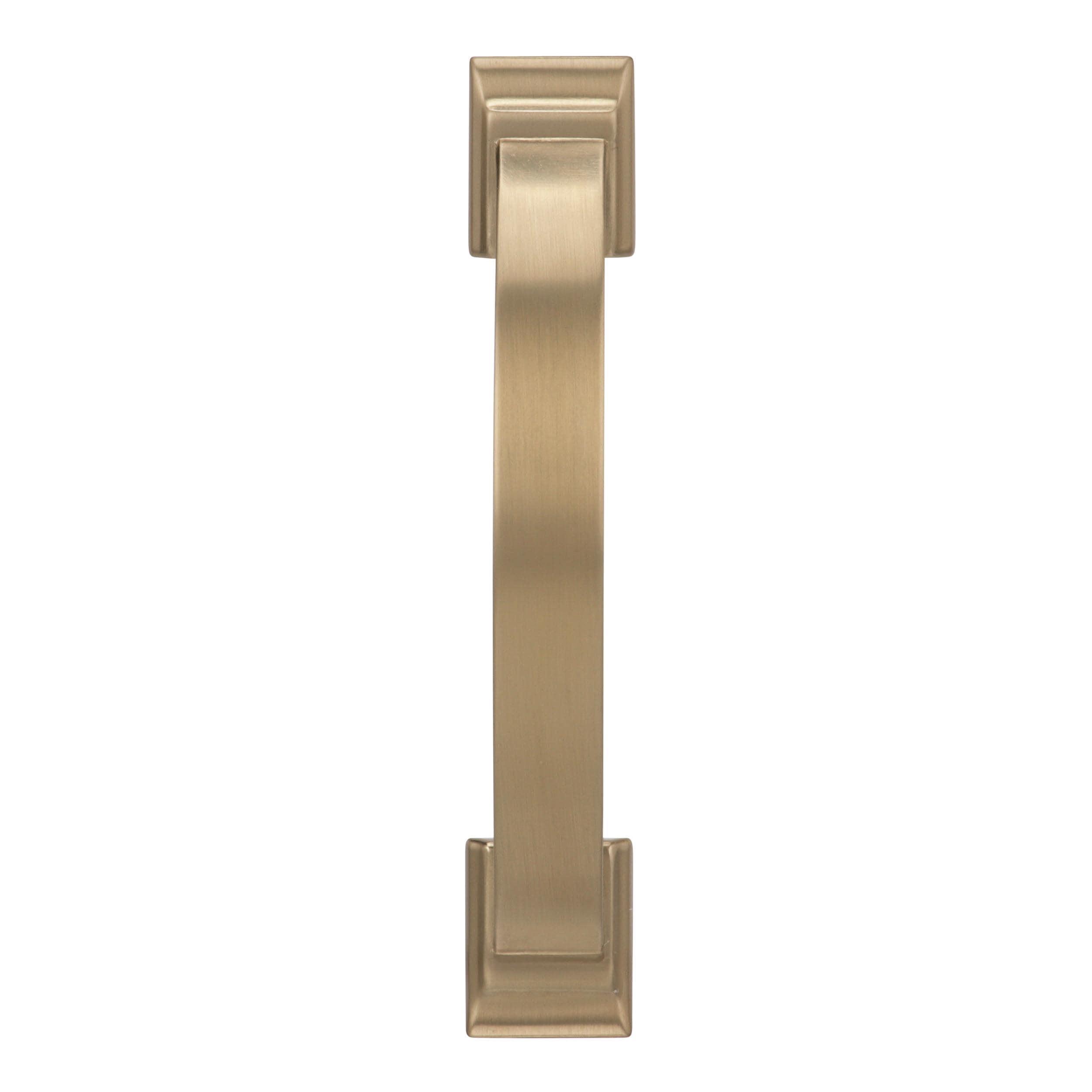 Amerock Candler 3 inch (76mm) Center-to-Center Golden Champagne Cabinet Pull