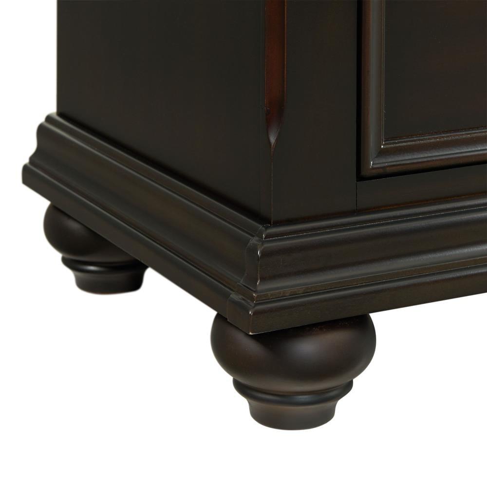 Brooks 3 Drawer Nightstand with USB Ports Black - Picket House Furnishings: Bedroom Storage, Felt-Lined Drawer