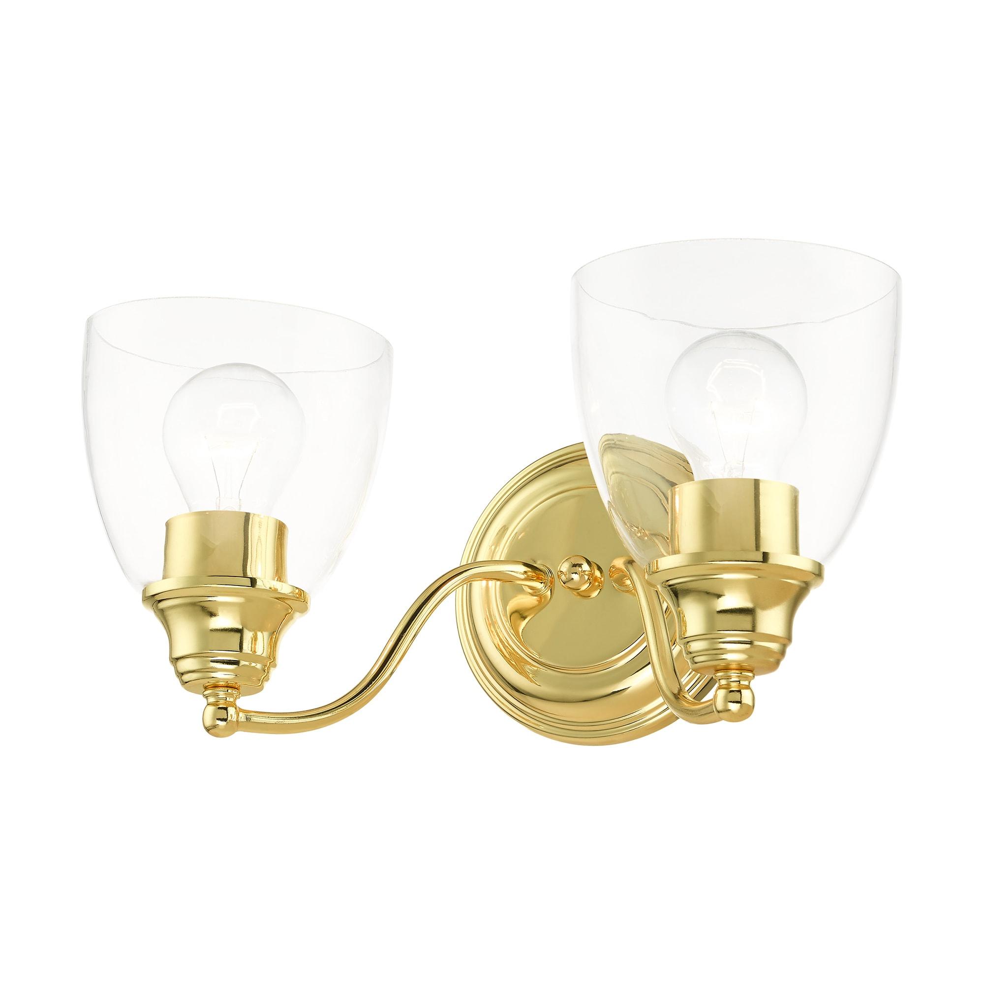 Livex Lighting Montgomery 2 - Light Vanity in  Polished Brass