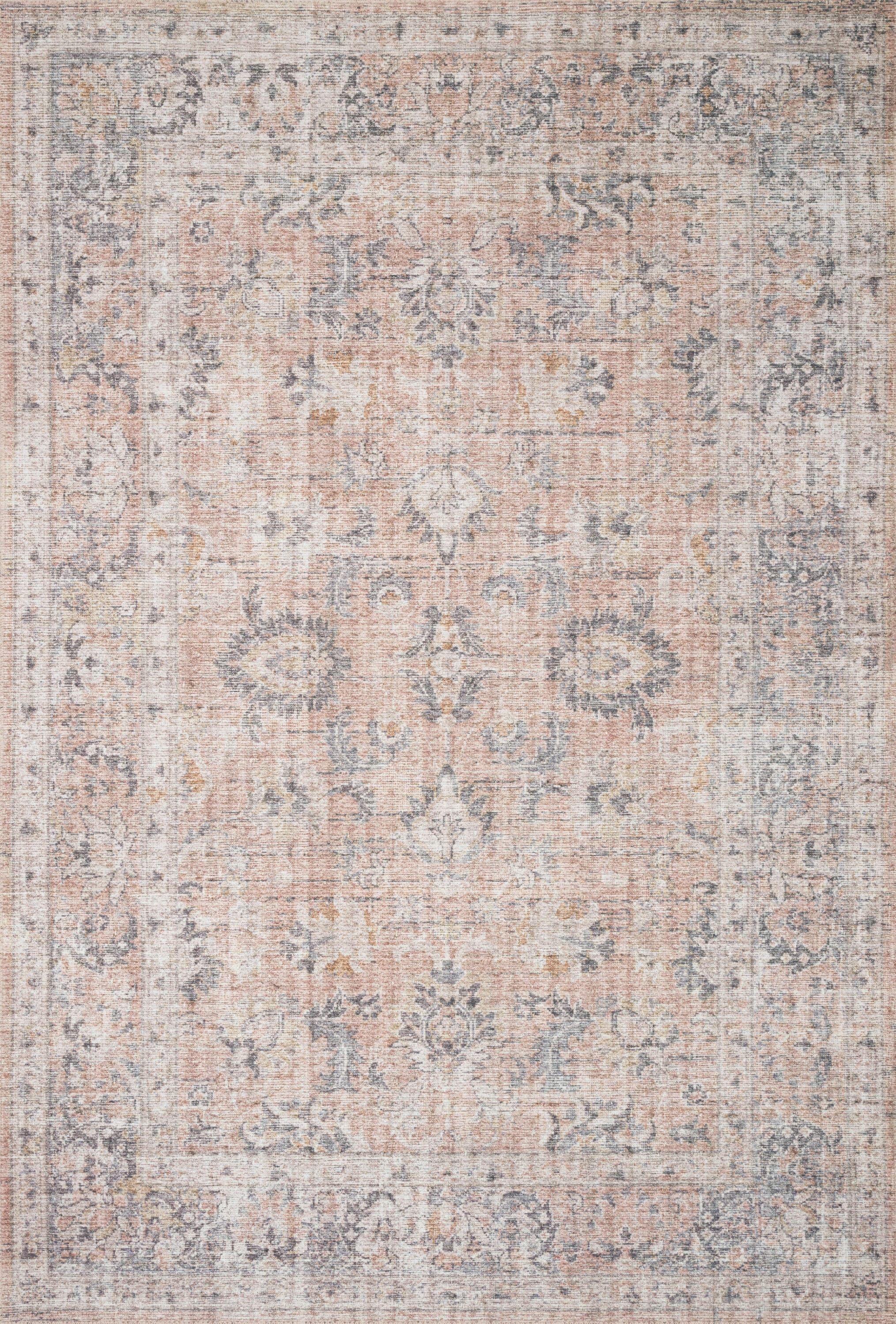 Roze Rug - Blush and Grey / 9' x 12'