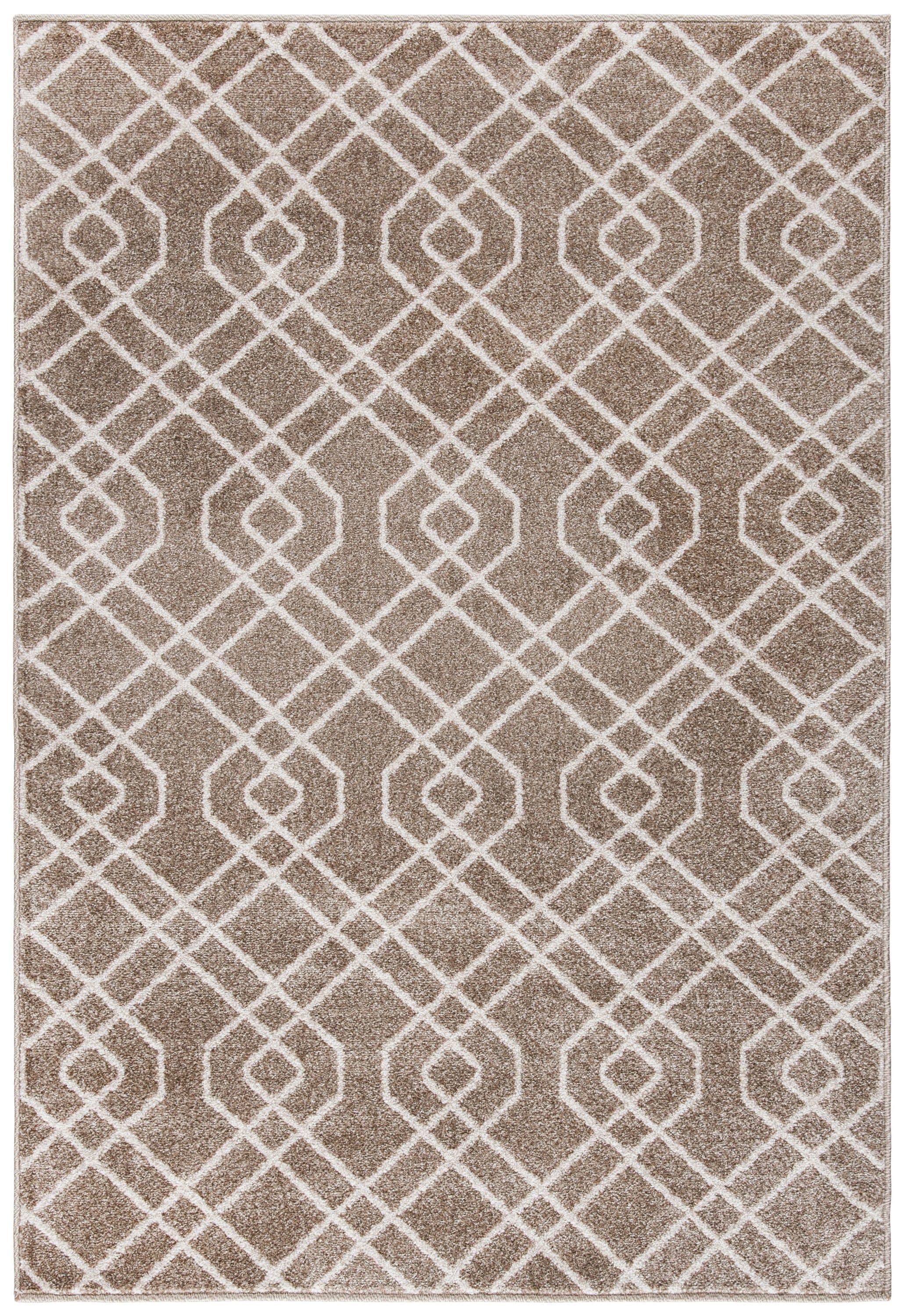 Amherst AMT407 Power Loomed Area Rug - Wheat/Beige - 4'x6' - Safavieh.