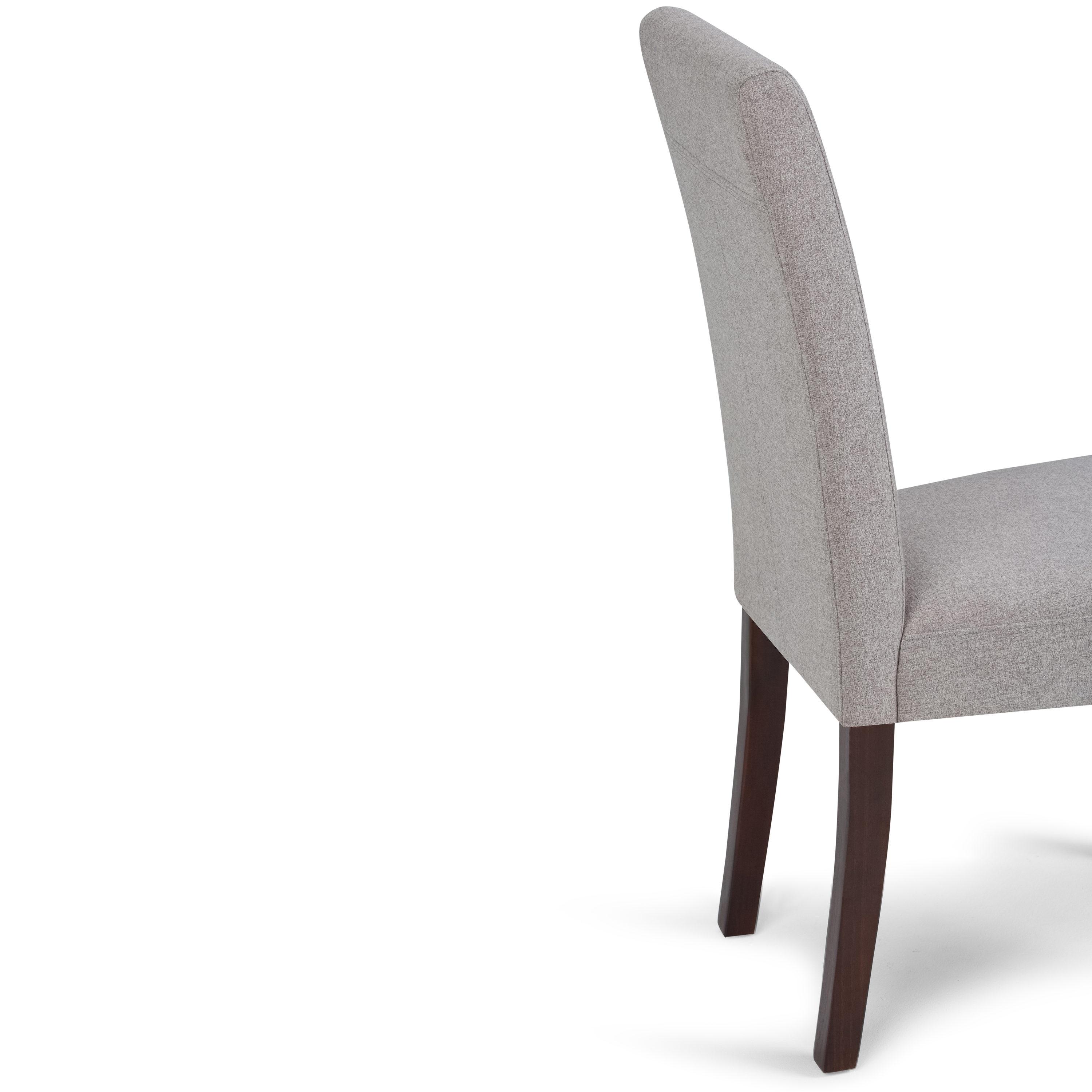 Simpli Home Acadian 17.99'' H Linen Look Polyester Upholstered Parsons Chair (Set of 2)