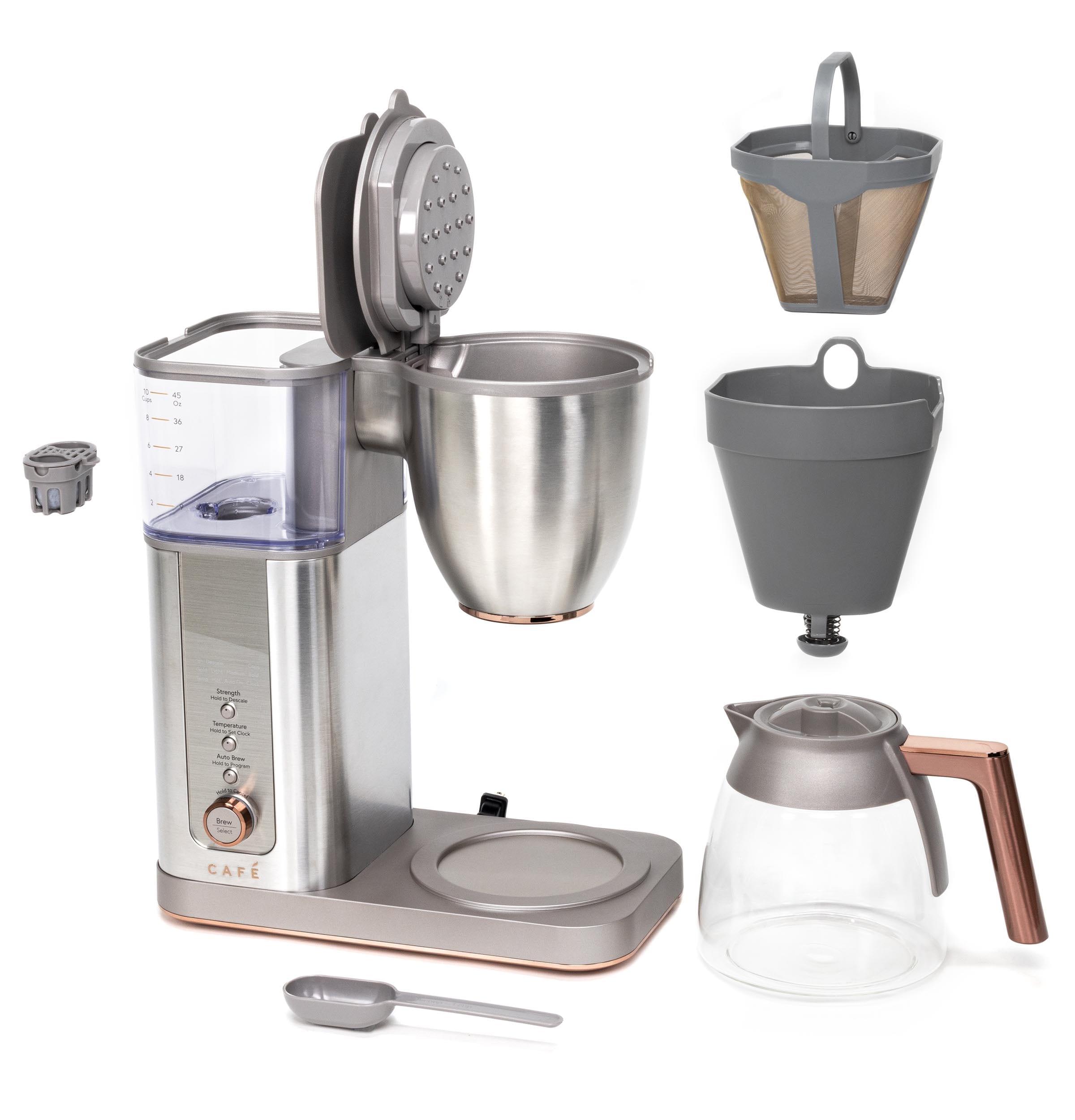 Café C7CDABS2RS3 Café 10-Cup Specialty Drip Coffee Maker with Glass Carafe