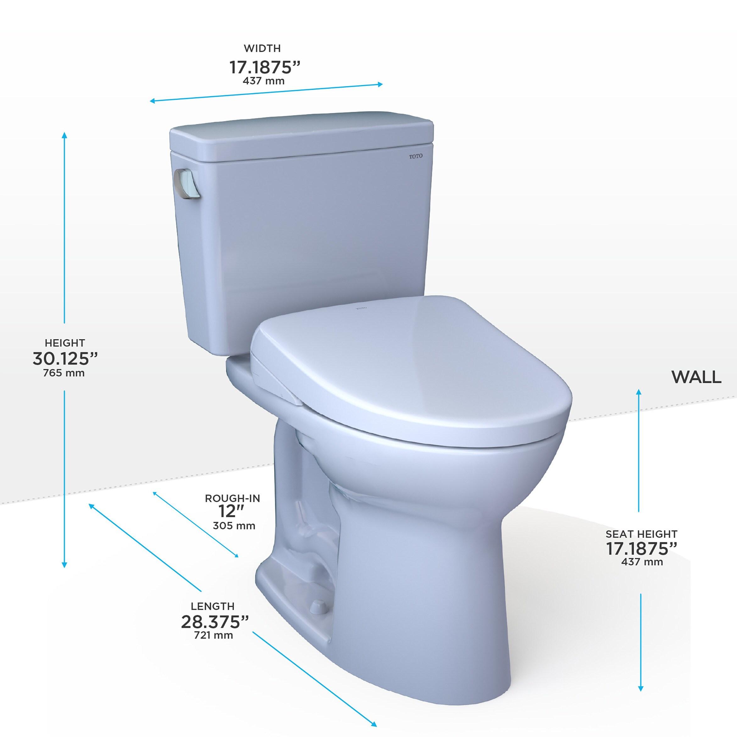 Drake® 28.31" Depth 1.28 GPF Two-Piece Toilet