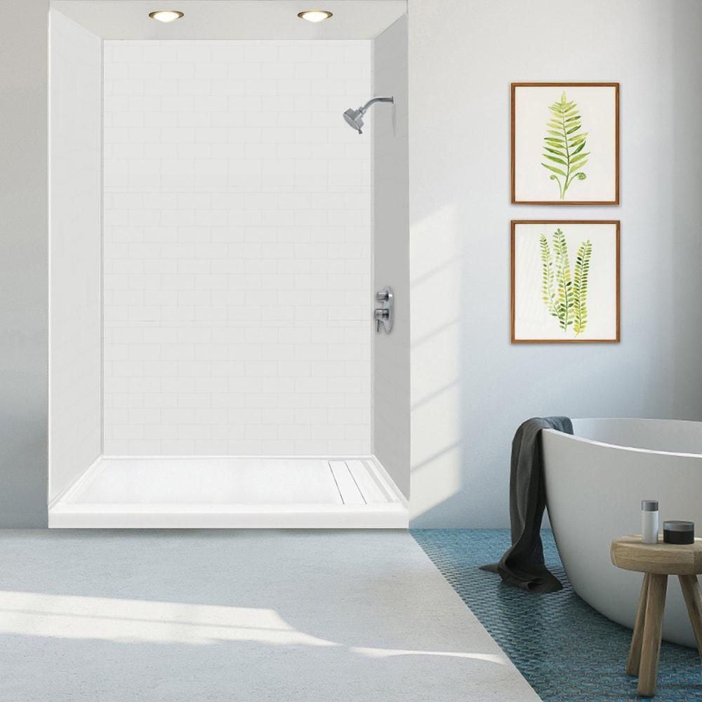 60'' W 32'' D Rectangular Single Shower Base