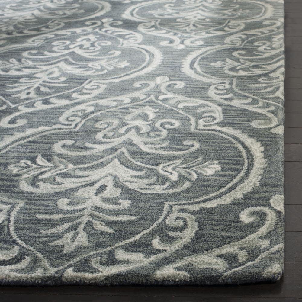 Blossom BLM603 Hand Tufted Area Rug - Blue/Sage - 5'x8' - Safavieh.