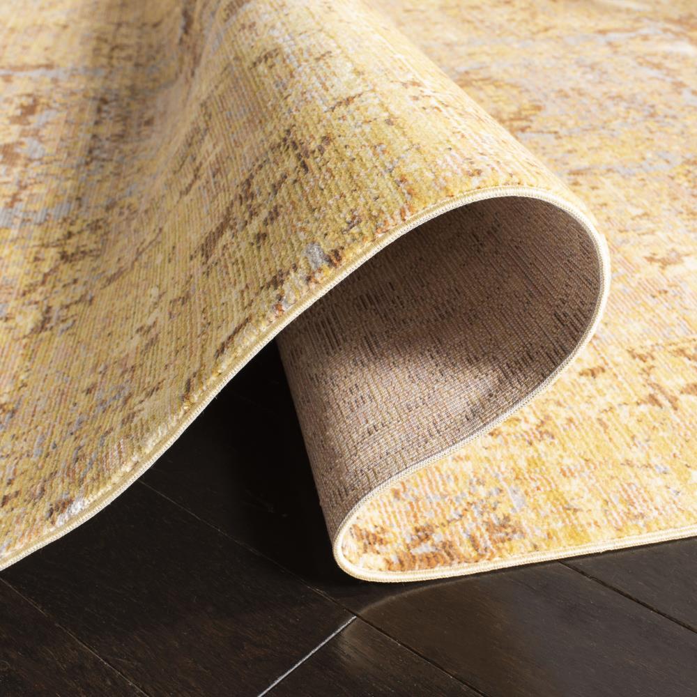 Mystique MYS971 Power Loomed Area Rug - Gold/Multi - 4'x6' - Safavieh.