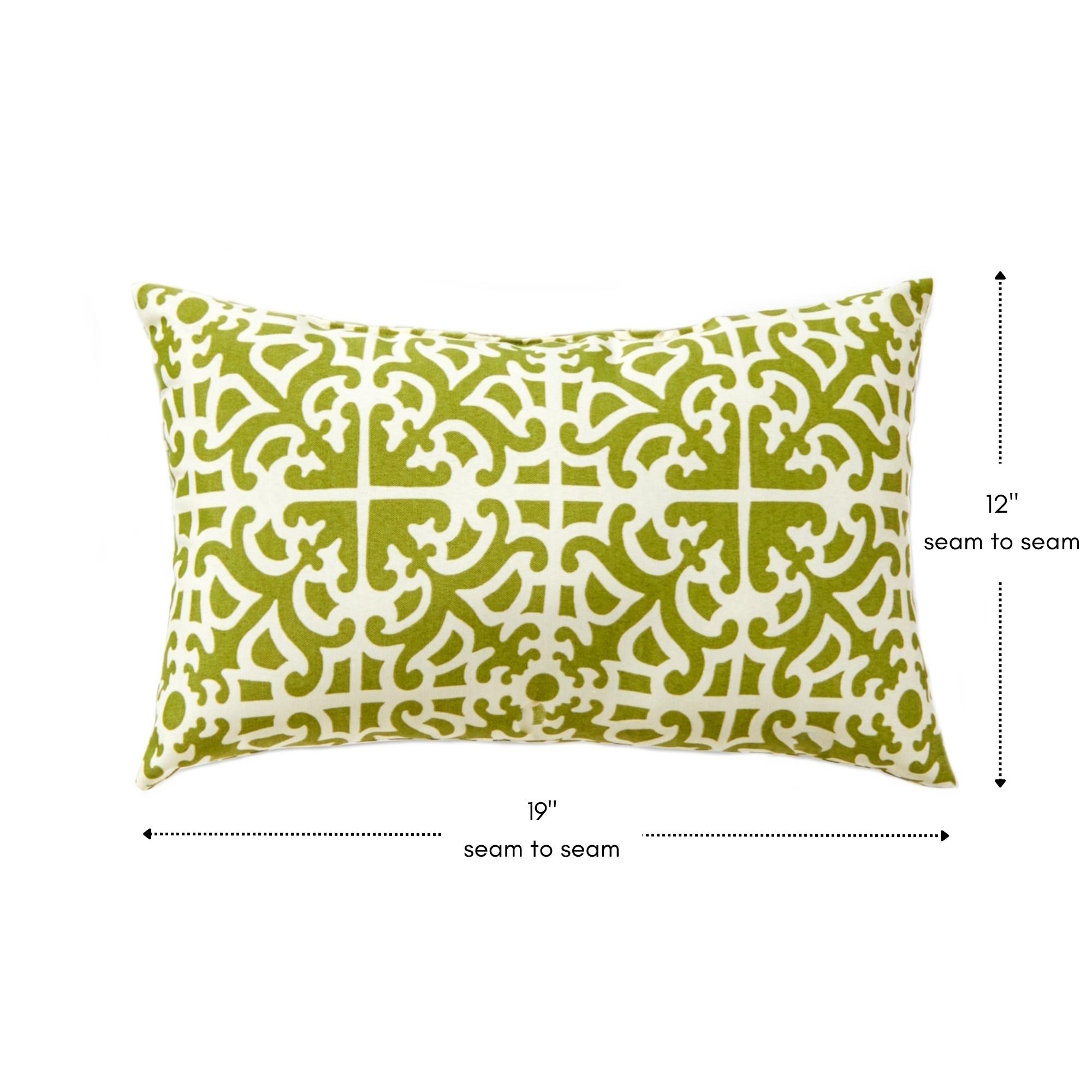 Indoor/Outdoor Reversible Throw Pillow