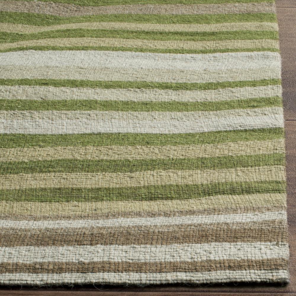 Marbella MRB273 Hand Loomed Indoor Area Rug - Green - 7'x7' - Safavieh.