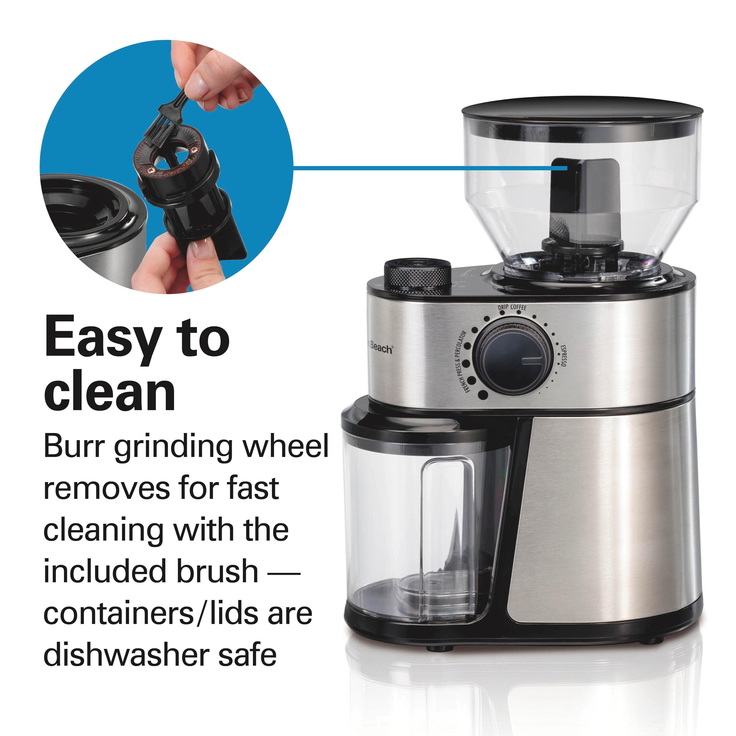 Hamilton Beach Hamilton Beach® Burr Coffee Grinder Stainless Steel Housing