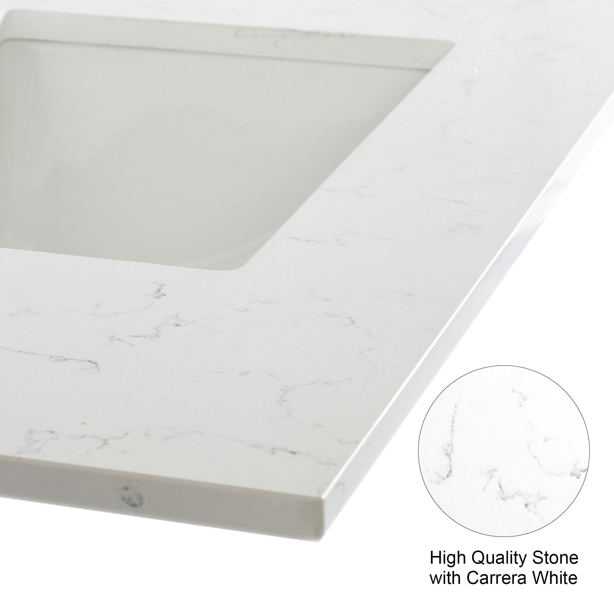 Etta Avenue™ Lydie 60'' Double Bathroom Vanity with Marble Top