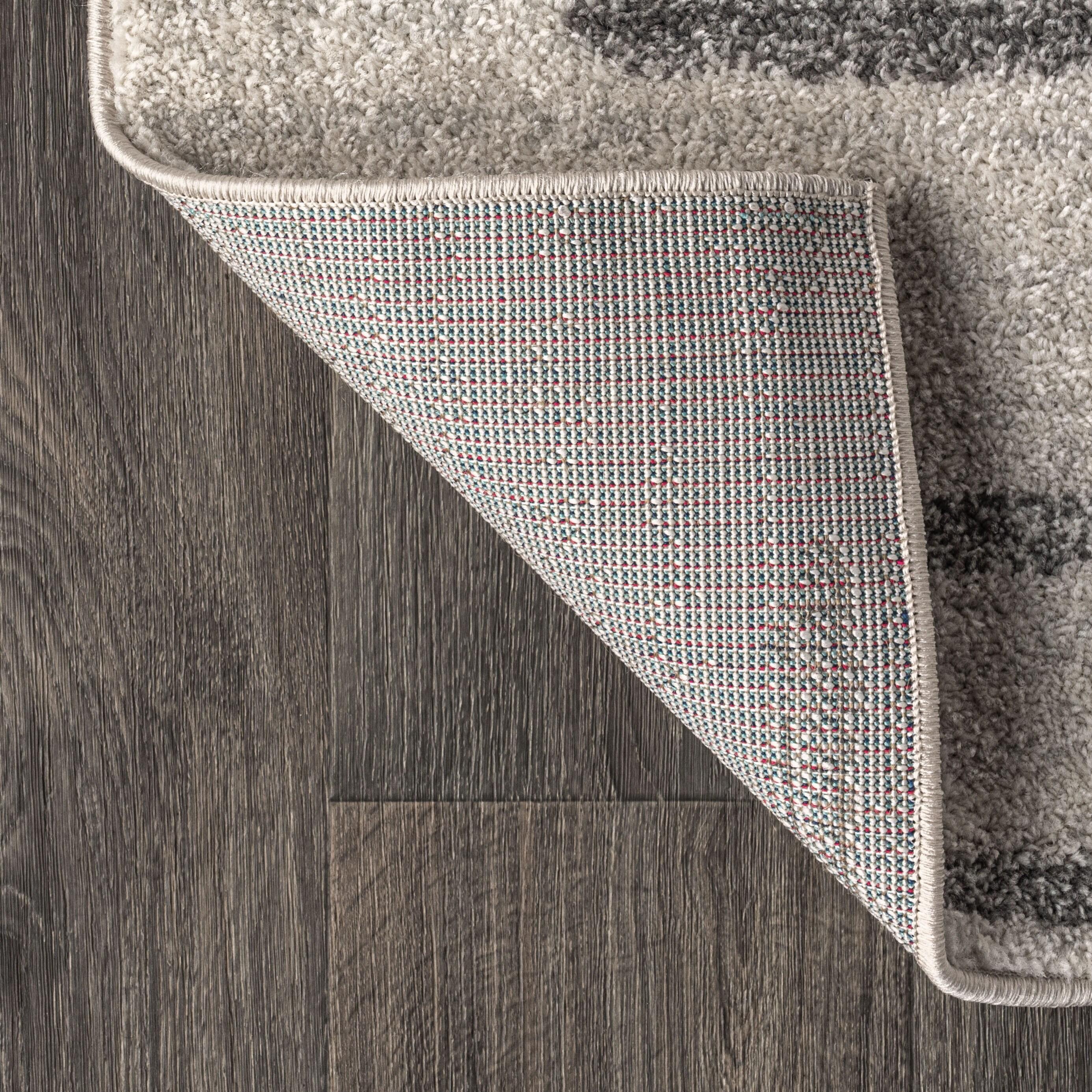 3'x5' Aya Berber Stripe Geometric Area Rug, Cream/Gray - JONATHAN Y