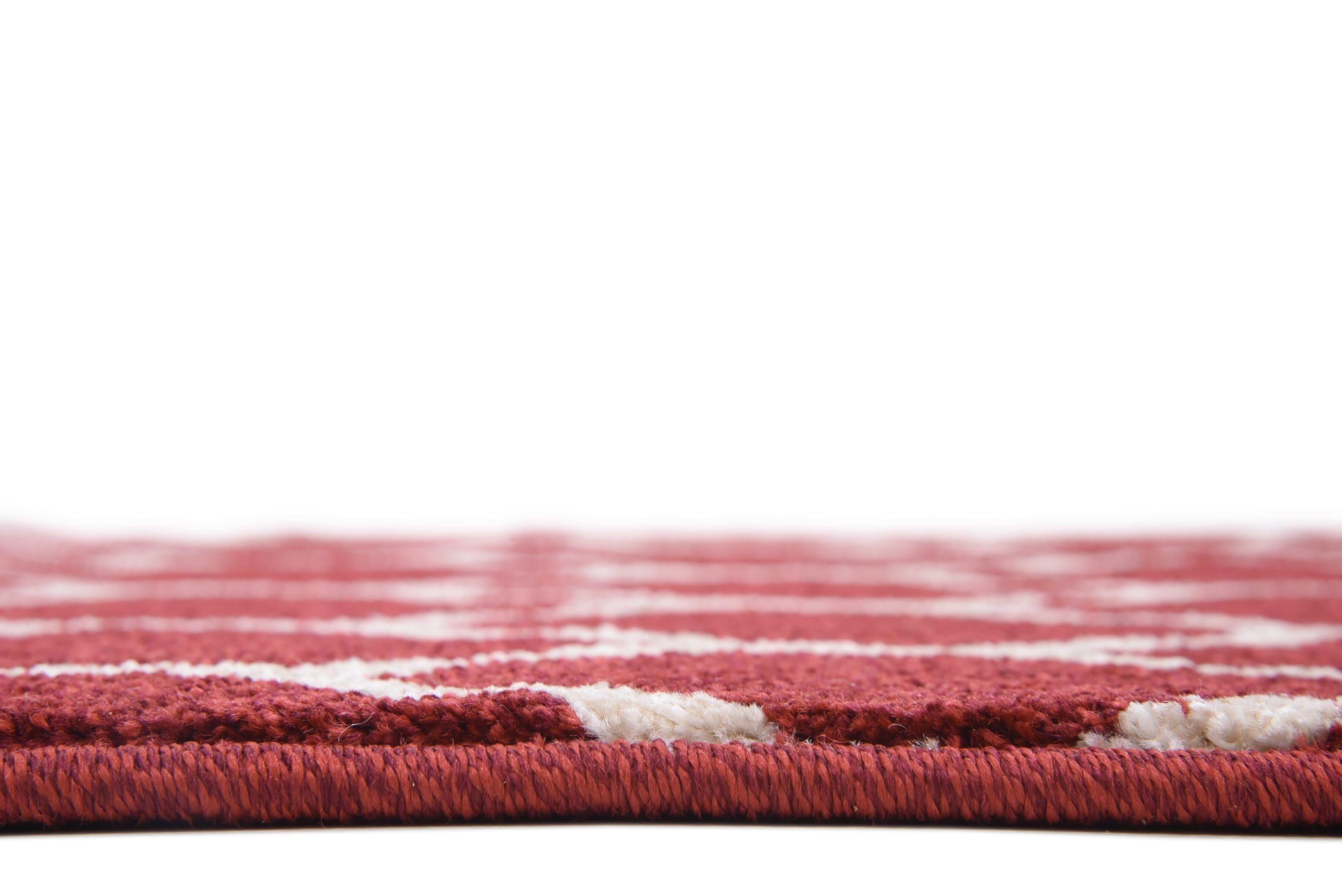 Unique Loom 2' 0 x 6' 1 Trellis Philadelphia Dark Terracotta Area Rug