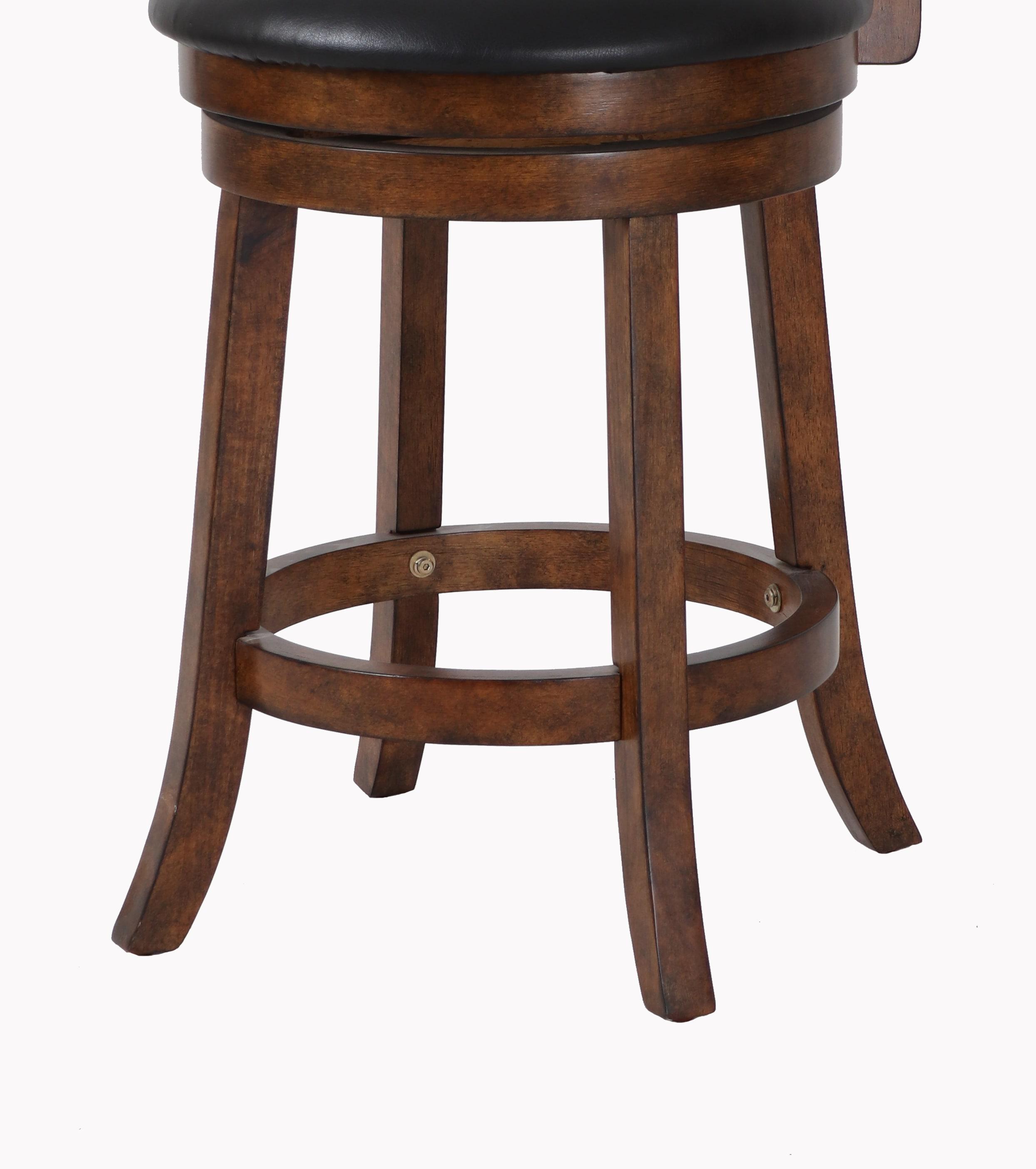 New Classic Furniture,Furniture Bristol 24" Solid Wood Counter Stool In Brown