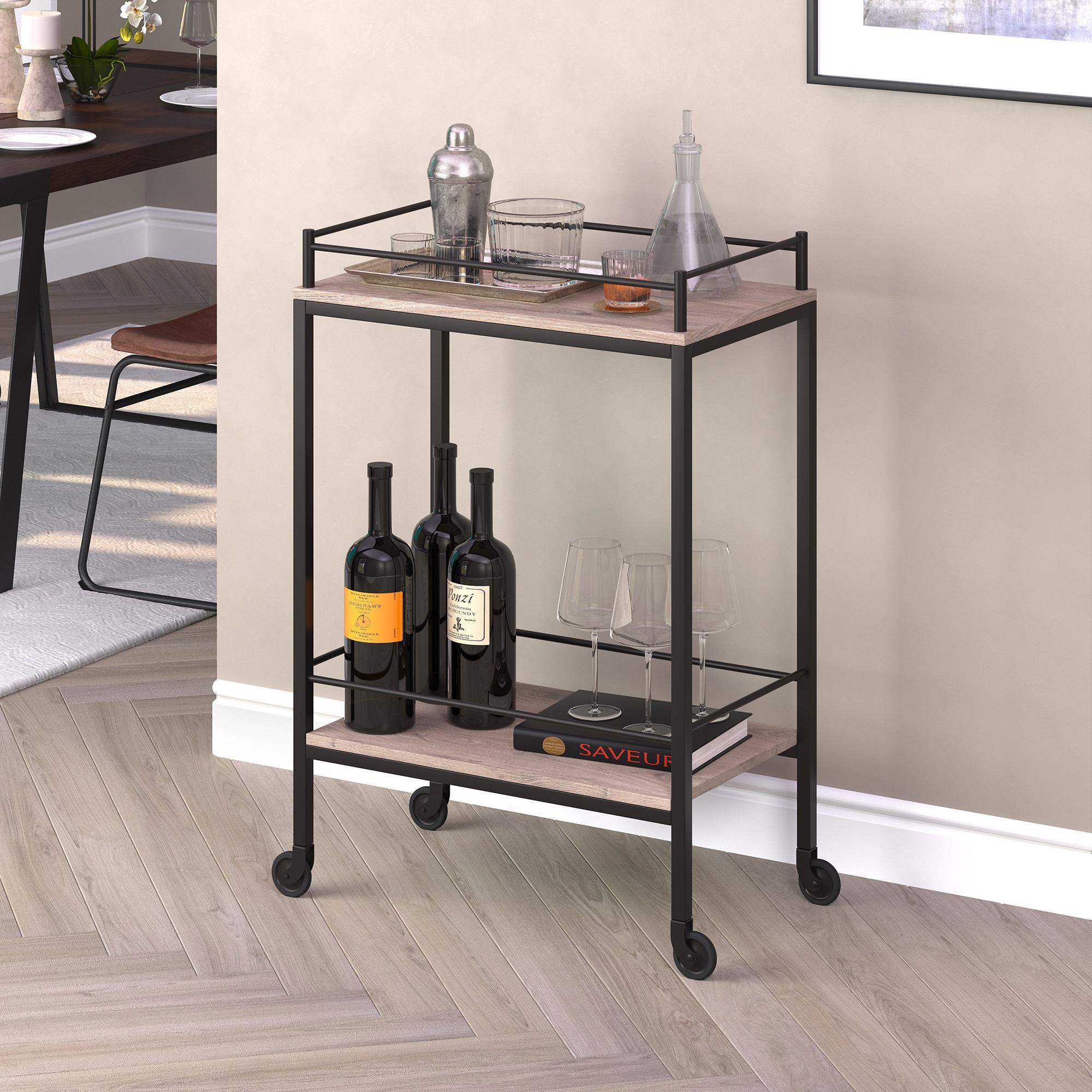 Ashlay Metal Bar Cart