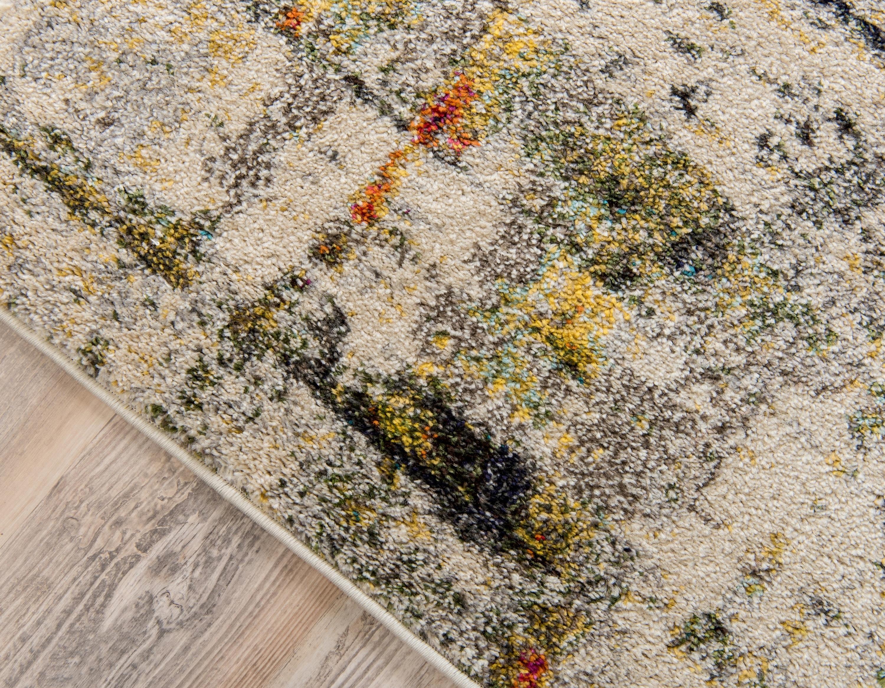 Unique Loom 2' 7 x 10' 0 Runner Gray Chromatic Urban Area Rug