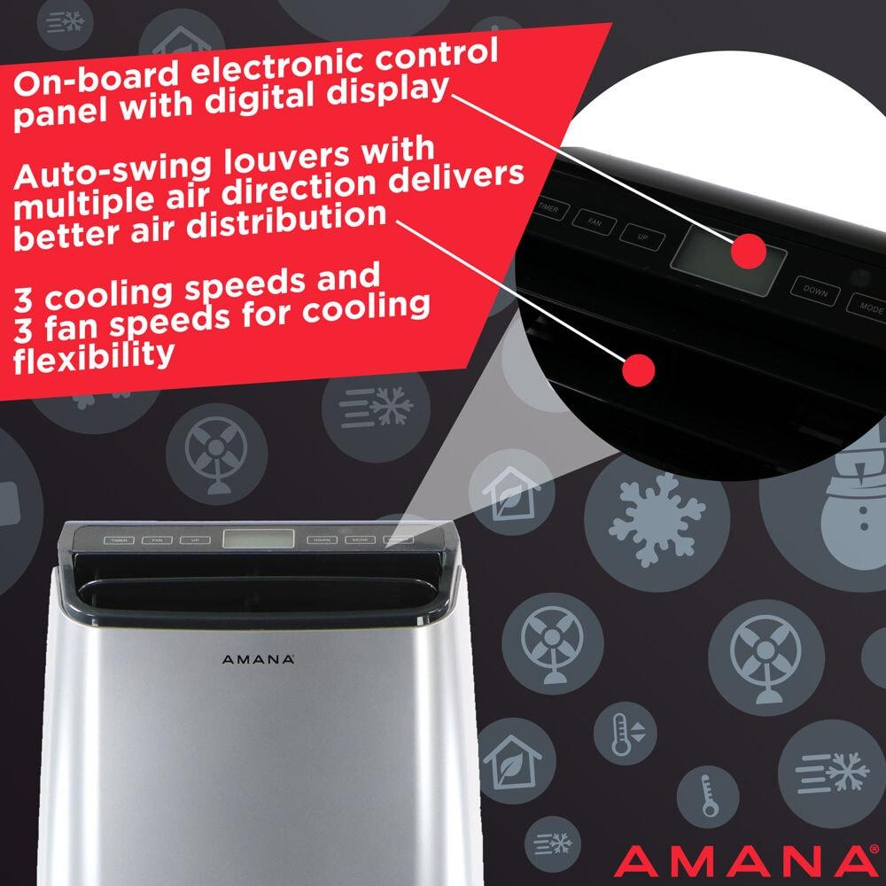Amana Amana 10000 BTU Portable Air Conditioner for 350 Square Feet with Remote Included