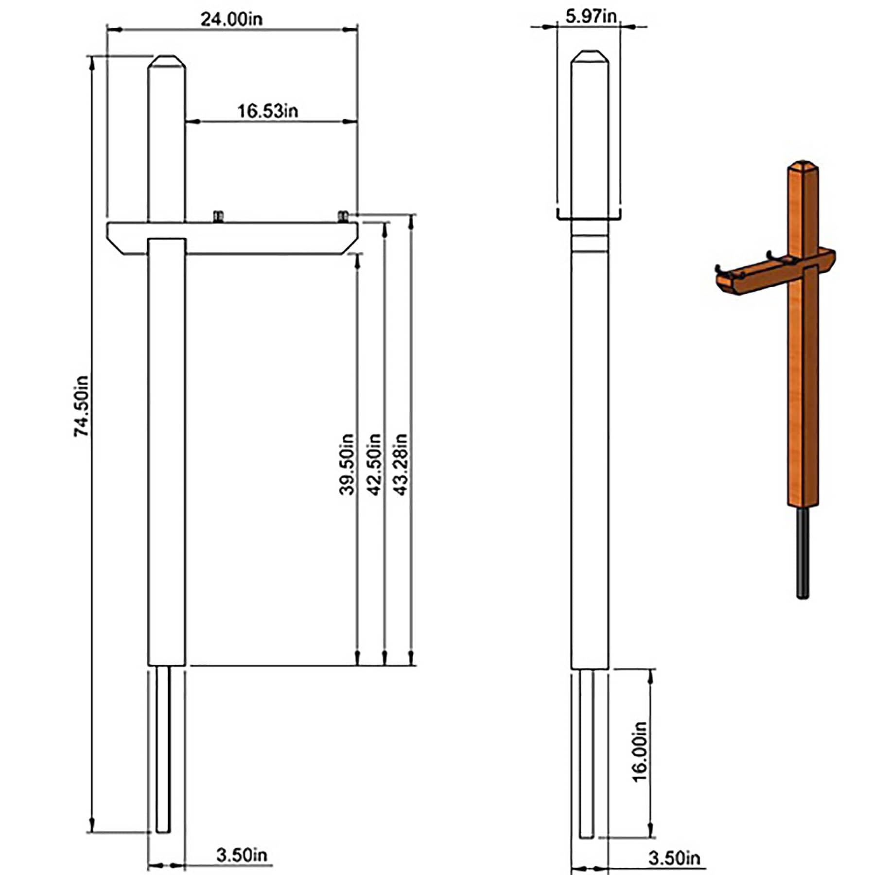 Architectural Mailbox Deluxe Drive In Mailbox and Address Posts Cedar: Resin, Dark Green, 42" Height, 90-Day Warranty