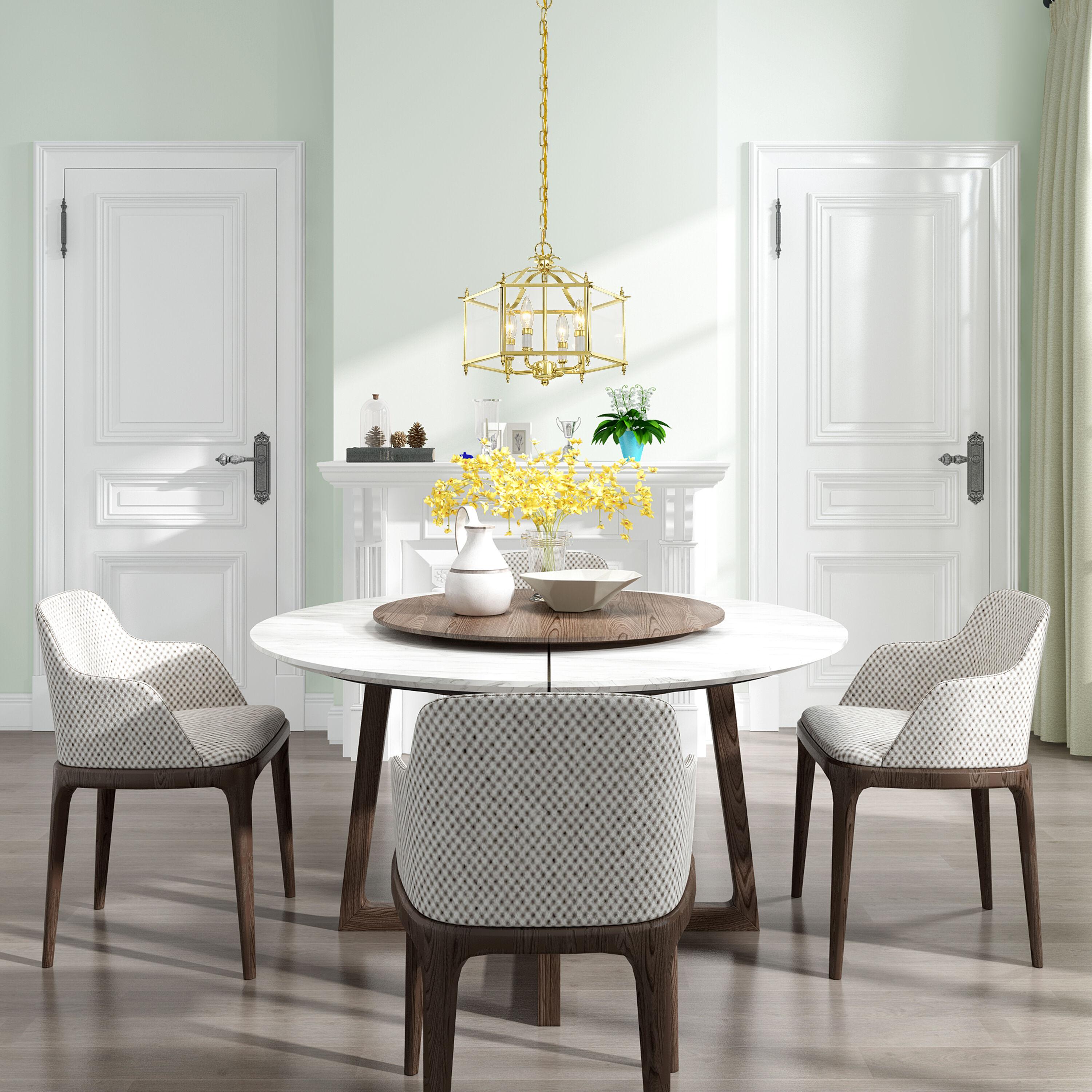 Livex Lighting Livingston 4 - Light Pendant in  Polished Brass