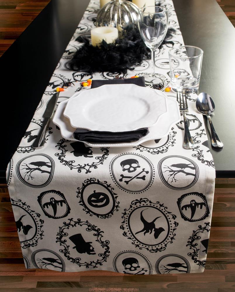 The Holiday Aisle® Turnbow Halloween Portrait Table Runner