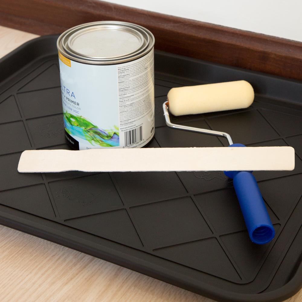 Fleming Supply Oversized All-Weather Rectangular Boot Tray - Black