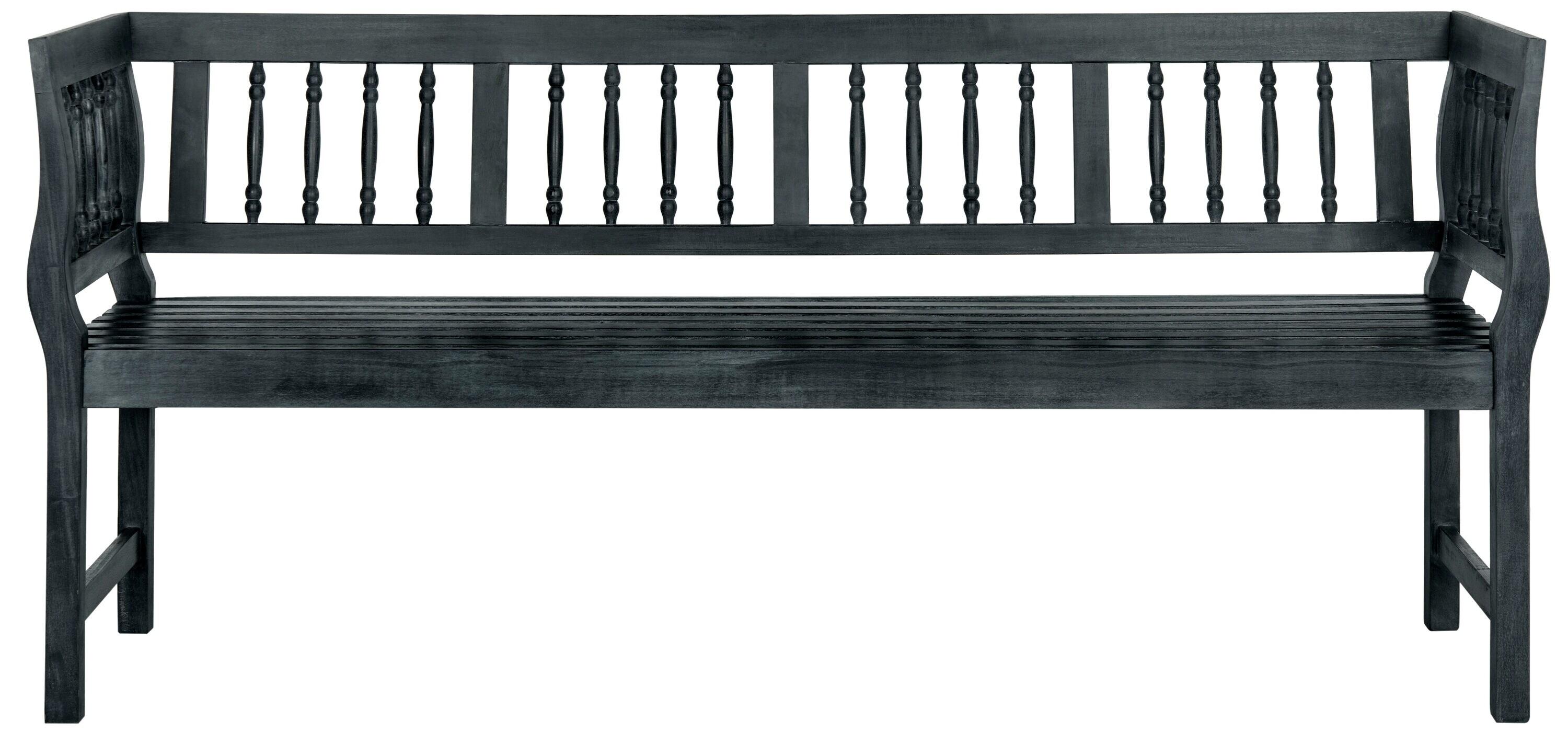 Brentwood Bench - Outdoor - PAT6732 - Dark Slate Gray - Safavieh