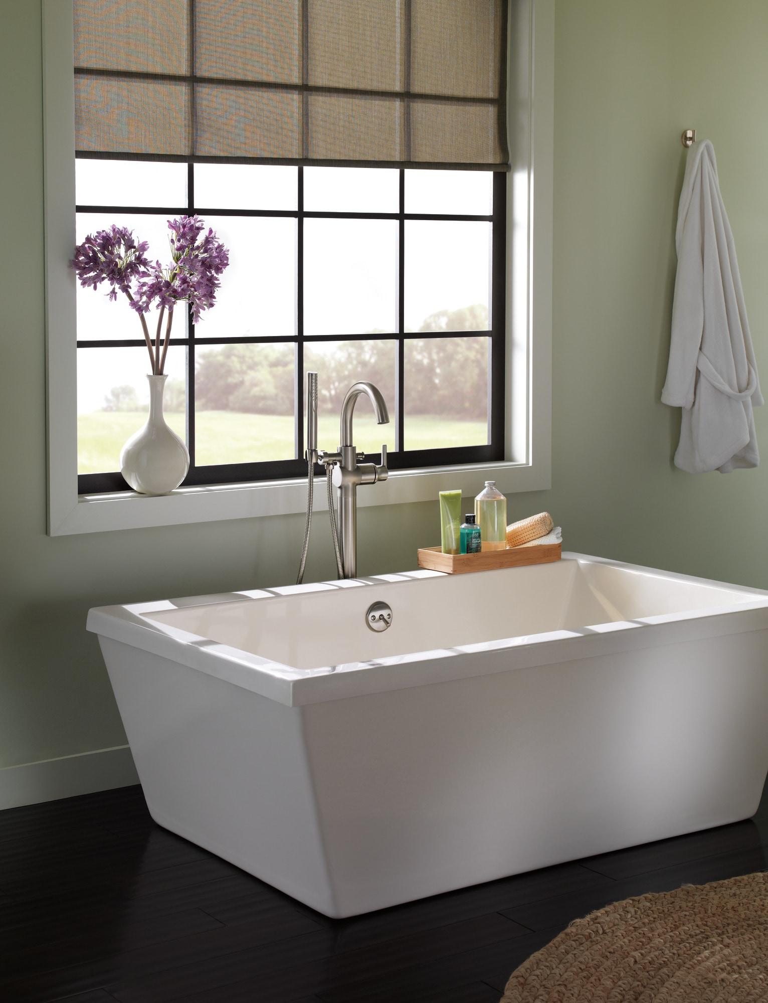 Trinsic Single Handle Floor Mounted Freestanding Tub Filler