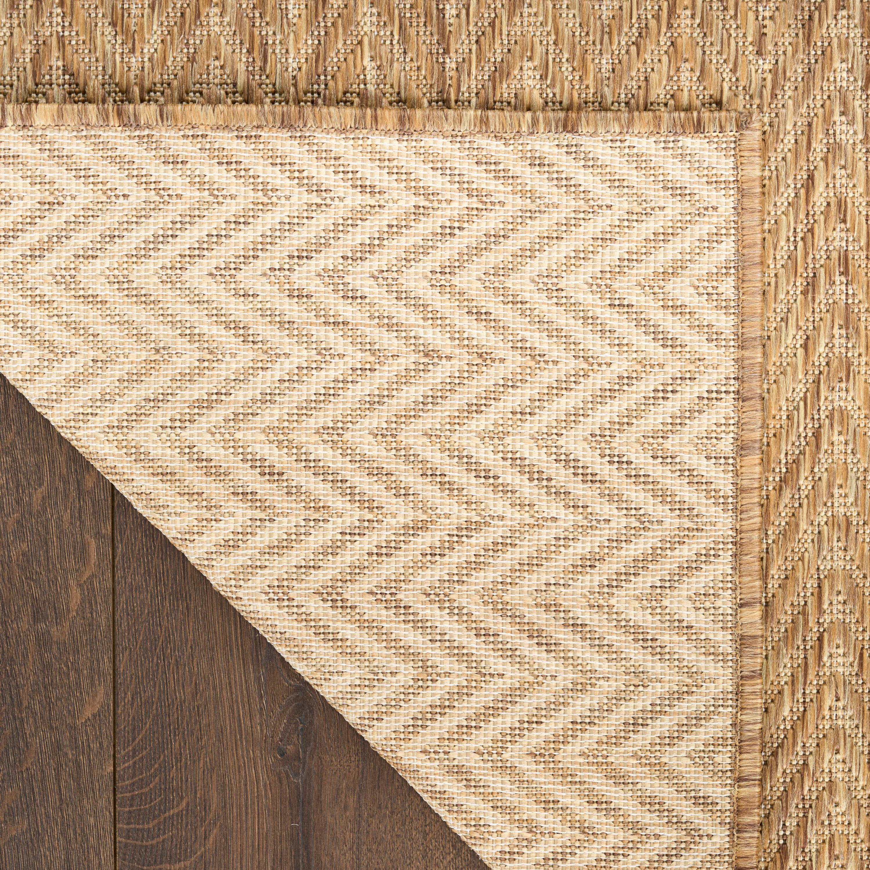 Nourison Horizon Indoor/Outdoor 2' x 6' Natural Modern Rug