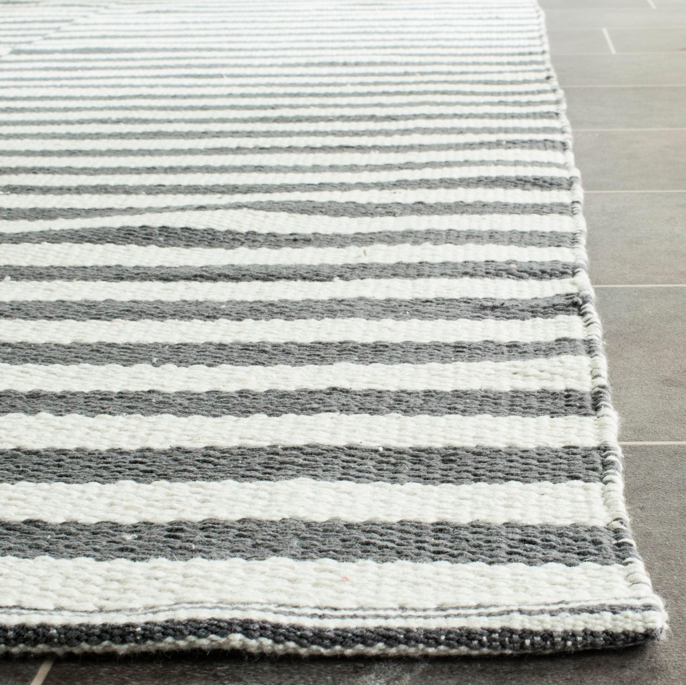 Montauk MTK715 Hand Woven Indoor Area Rug - Ivory/Grey - 8'x10' - Safavieh