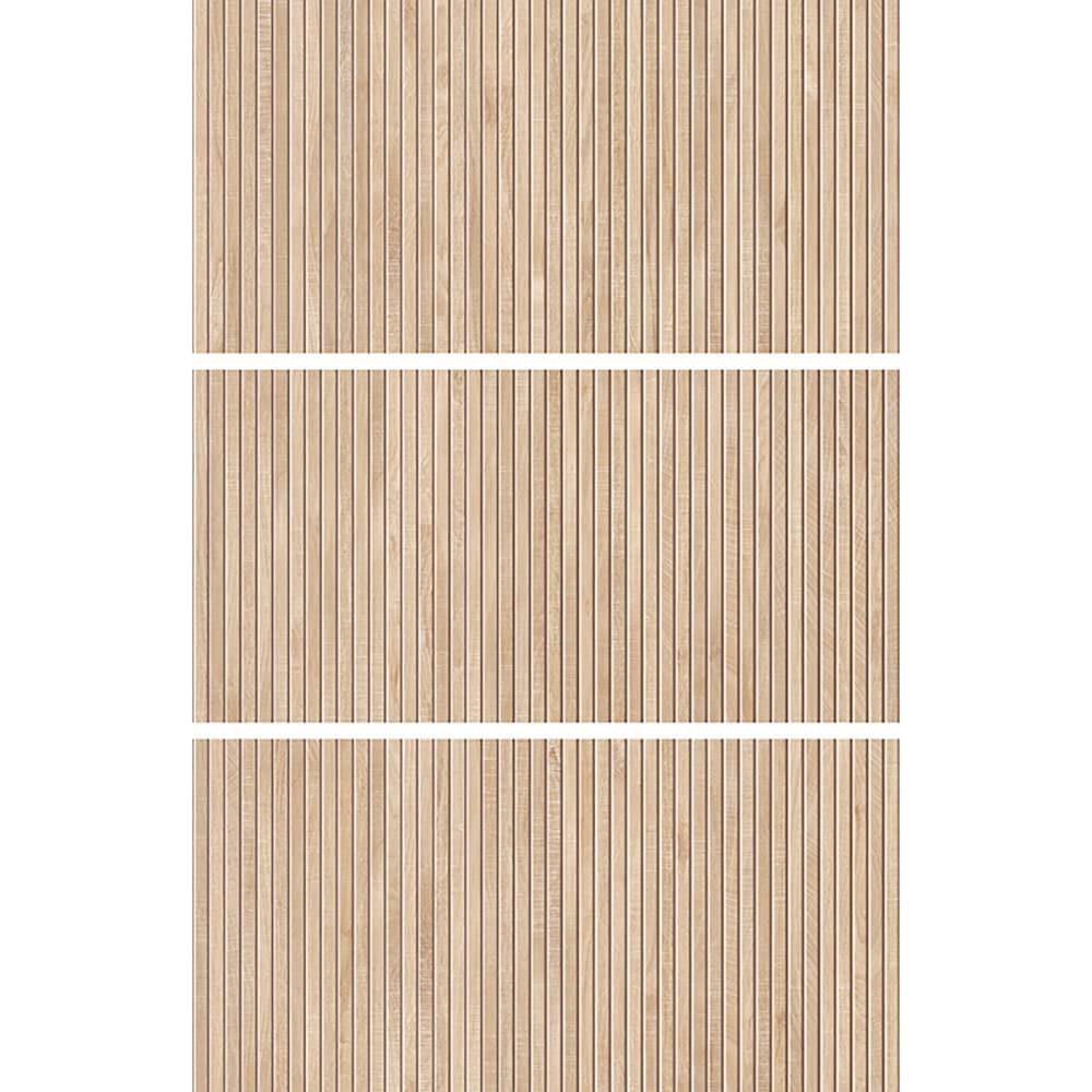Apollo Tile Bois Ribbon 23.77" x 47.25" Matte Natural Porcelain Deco Wall and Floor Tile 15.49 sqft/case 2-pack