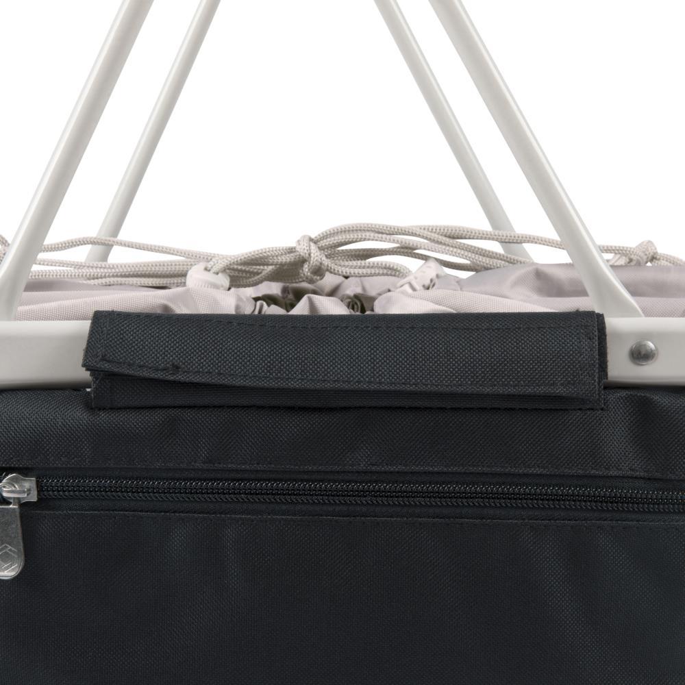 ONIVA - a Picnic Time brand Metro Shopping Basket - Insulated Picnic Basket - Collapsible Market Basket - Utility Tote Cooler Bag