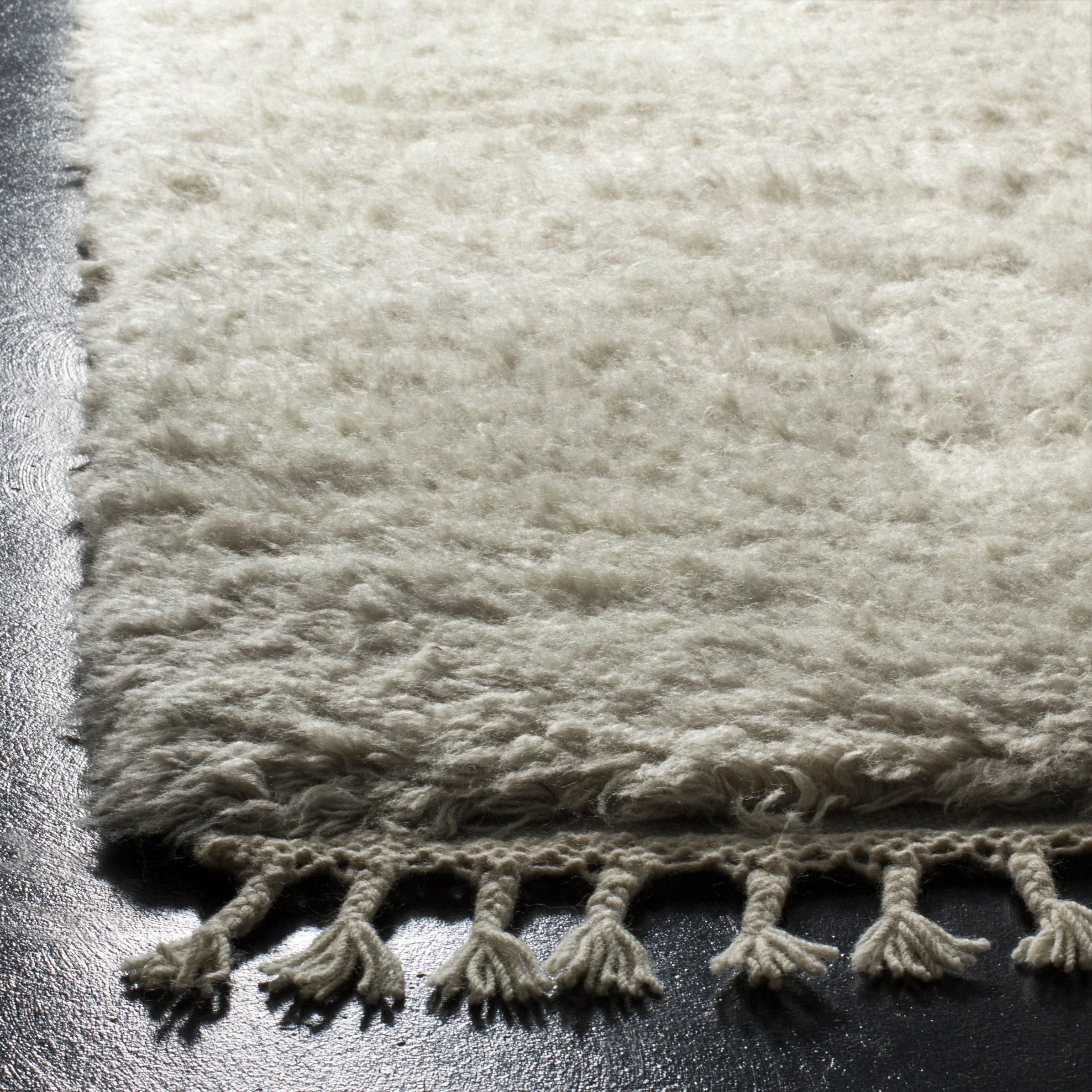 Janis Hand Knotted New Zealand Wool Solid Color Rug
