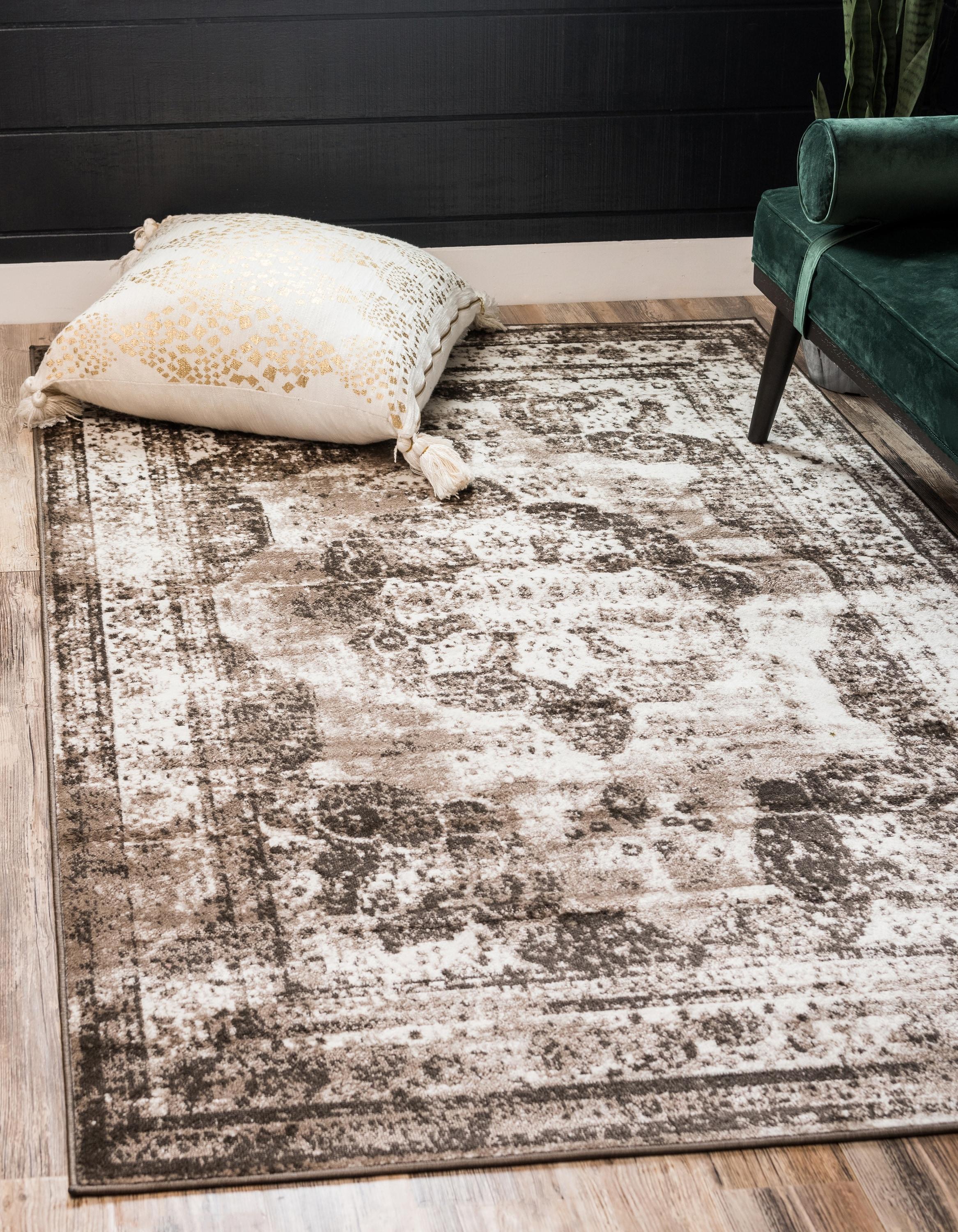 Unique Loom 7' 0 x 10' 0 Sofia Salle Garnier Light Brown Area Rug