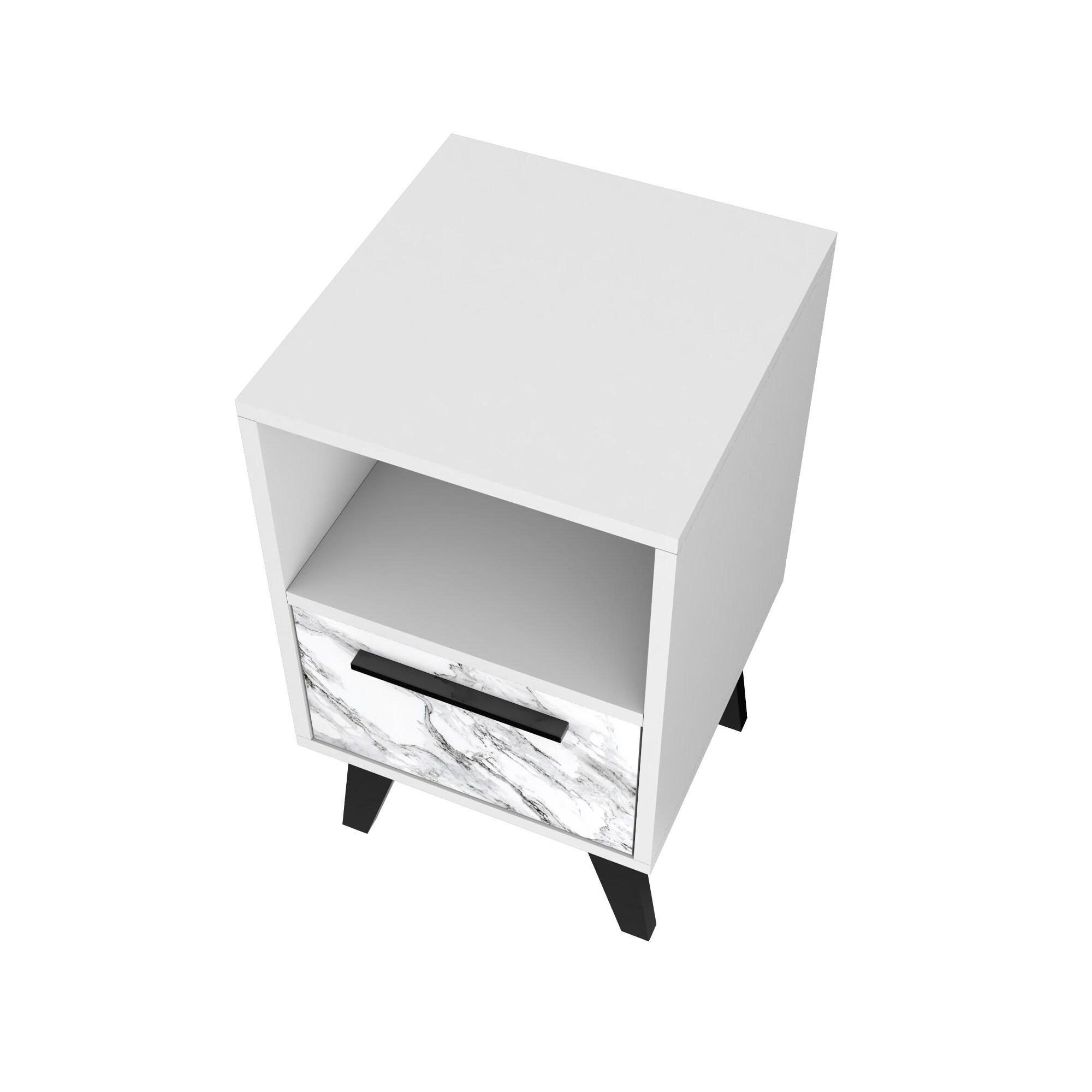 Mid-Century- Modern Amsterdam Nightstand 1.0 with 1 Shelf