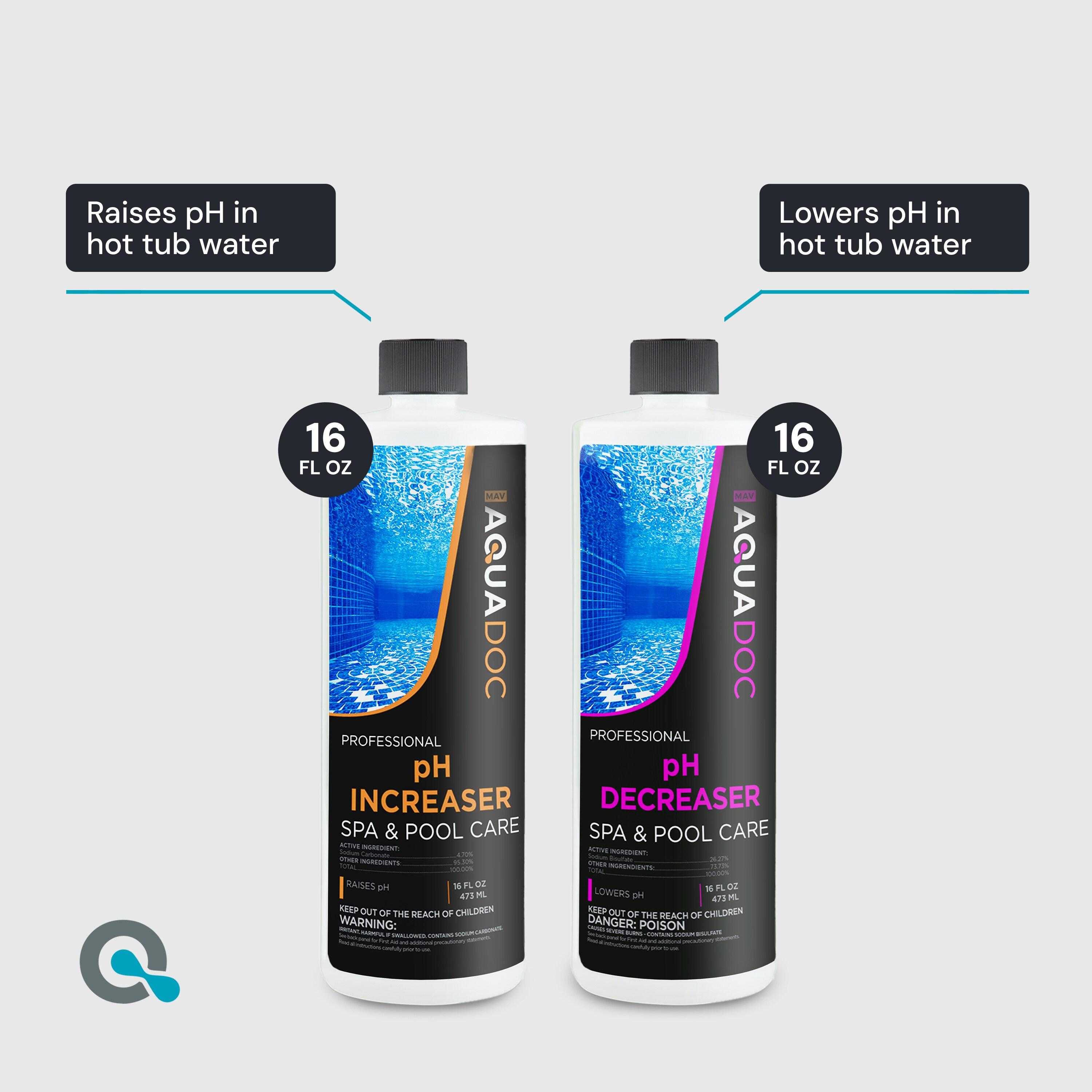 Aquadoc Bromine Hot Tub Starter Kit for Spas, Complete Spa Maintenance Kit with Bromine Tablets & Complete Hot Tub Chemicals Starter Kit (Bromine Hot Tub Starter Kit)