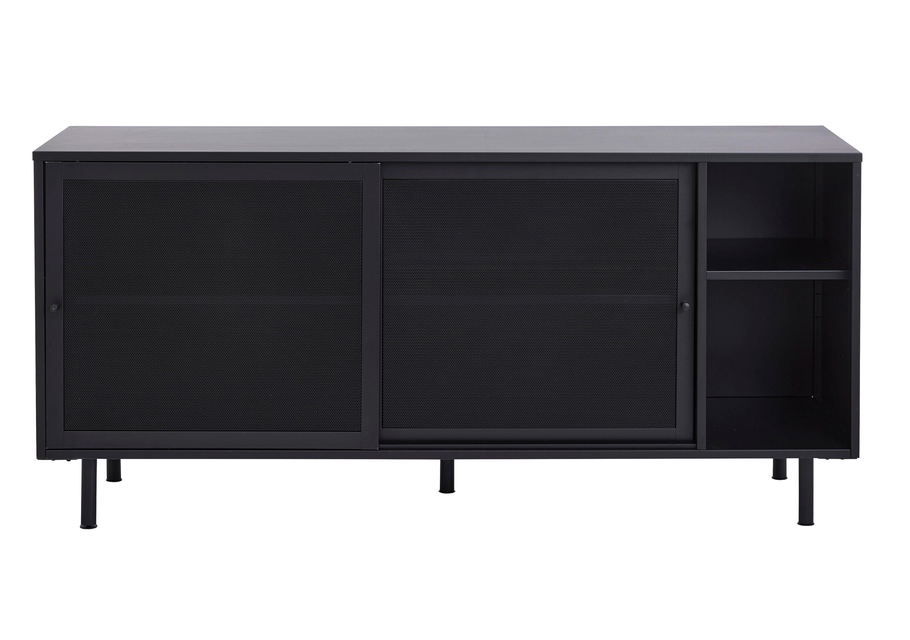 Unique Furniture 29.5''H Contemporary Metal Buffet/Sideboard in Black