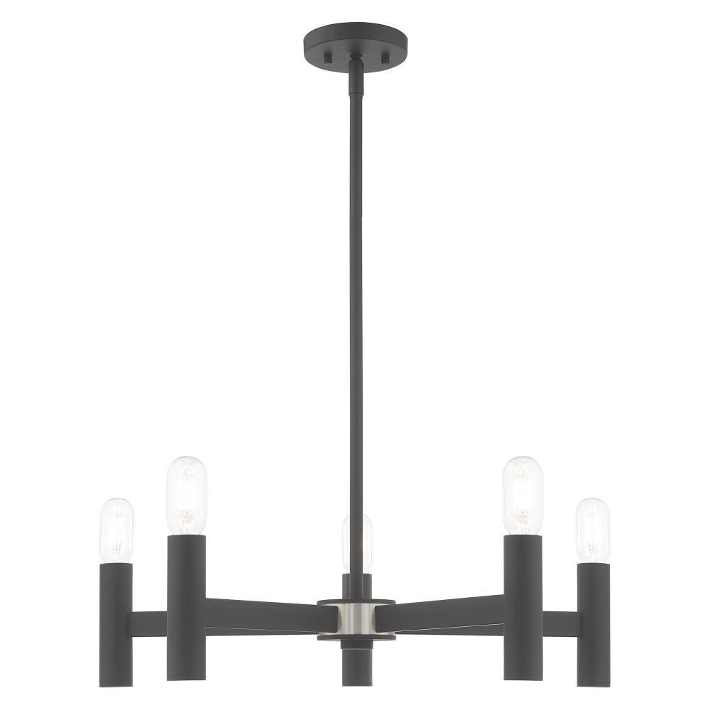 Livex Lighting - Copenhagen - 5 Light Chandelier in Mid Century Modern Style -