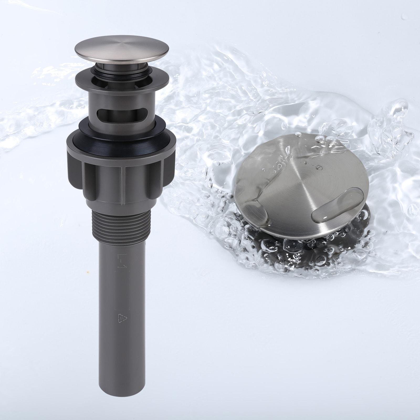 Pop-Up Bathroom Sink Drain with Overflow( 2Pack)