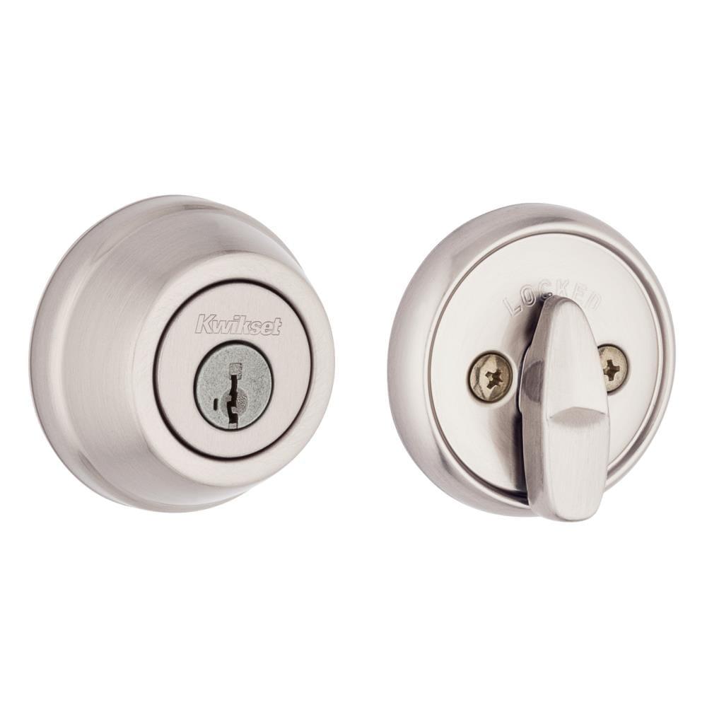 Kwikset Signature Series 780 Satin Nickel Single Cylinder Deadbolt with SmartKey