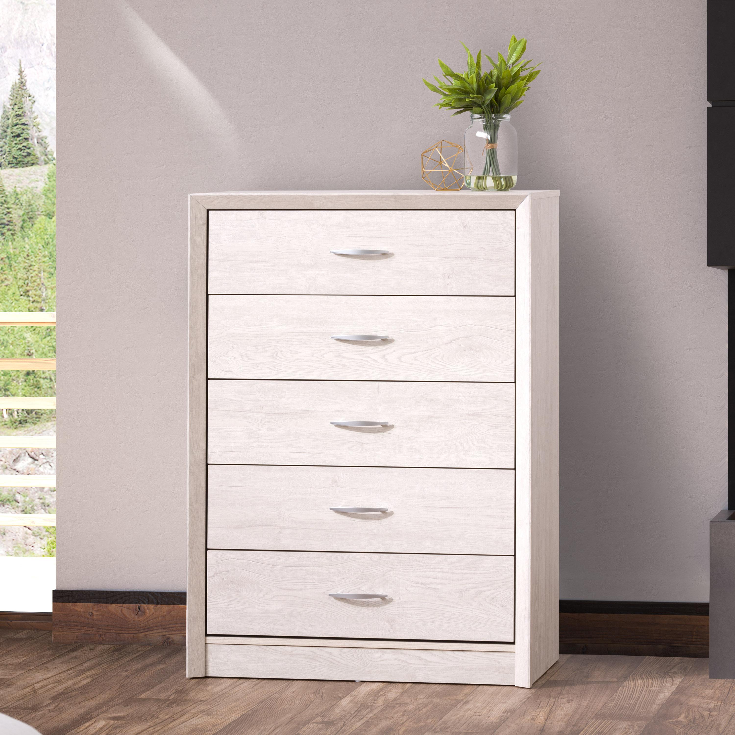 Tall Newport 5 Drawer Dresser - CorLiving