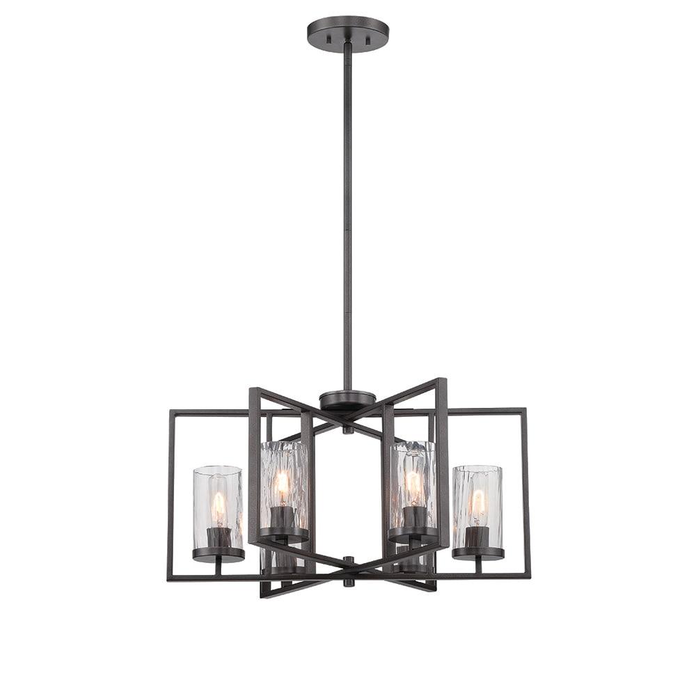 Union Rustic Kuhle 6 - Light Charcoal Chandelier Pendant