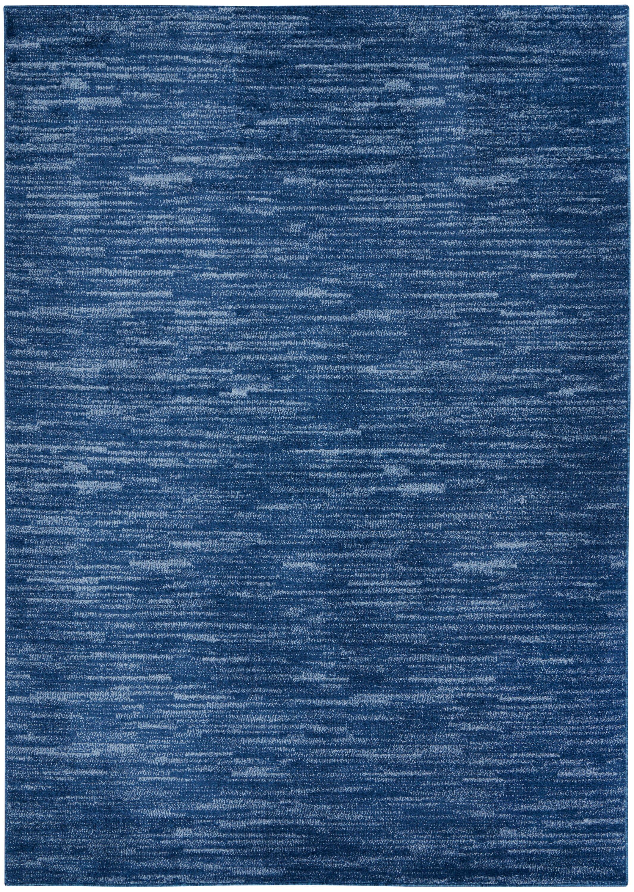 Nourison Nourison Essentials Indoor/Outdoor Navy Blue 4' x 6' Area Rug, (4x6)