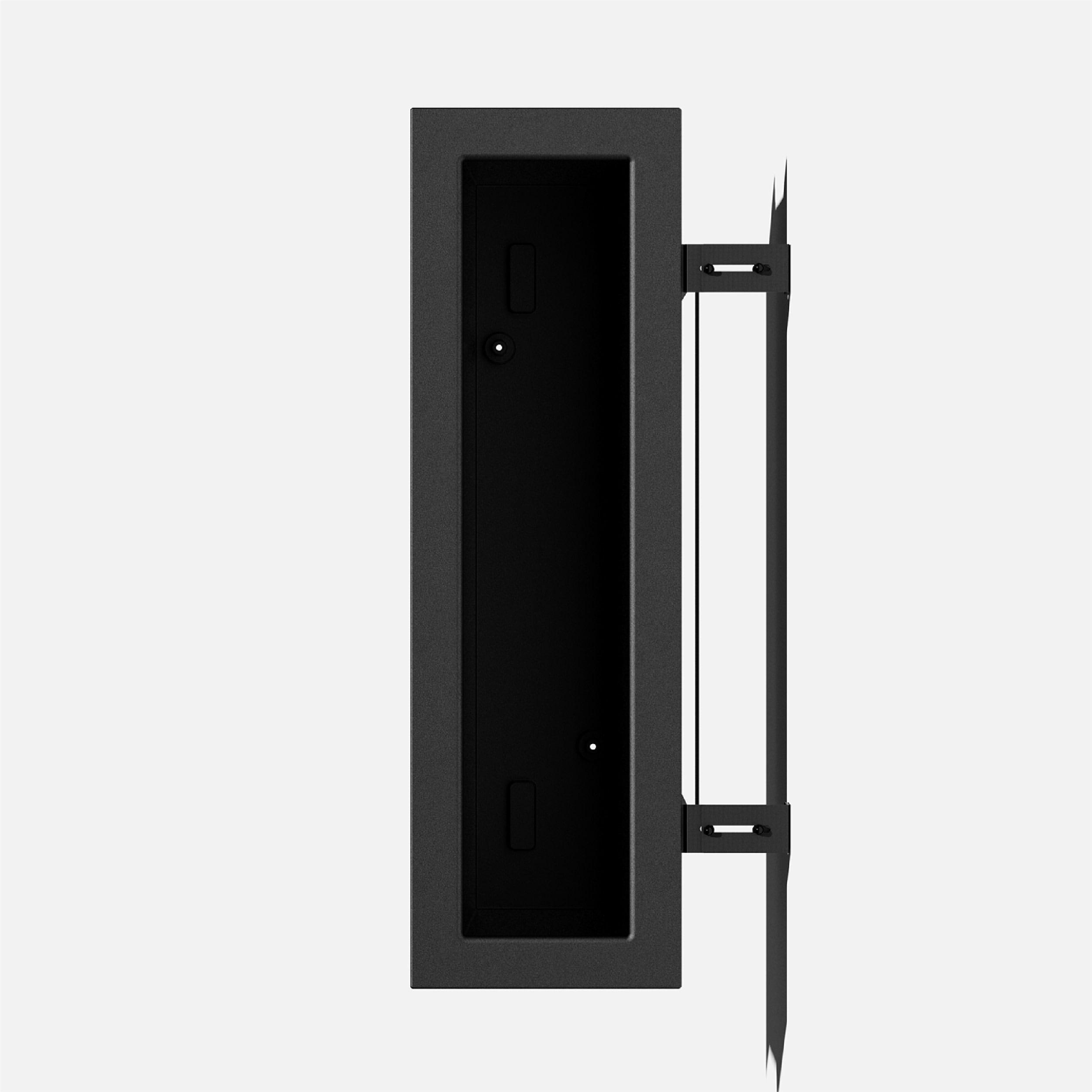 Veradek Brixton Railing Window Box 36" Plastic Planter 2-Pack Black