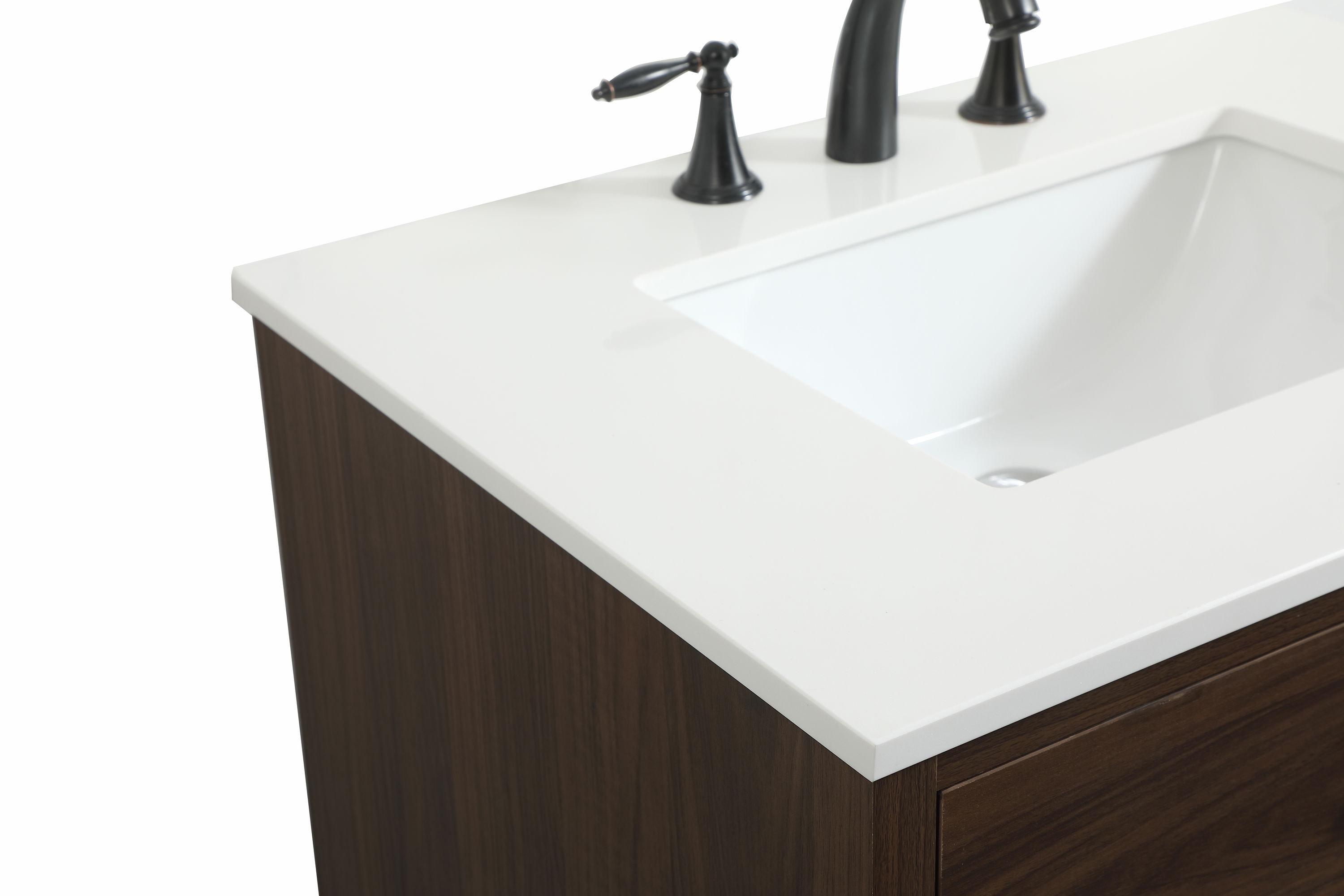 Elegant Kitchen and Bath Elegant Kitchen and Bath 30 Inch Single Bathroom Vanity