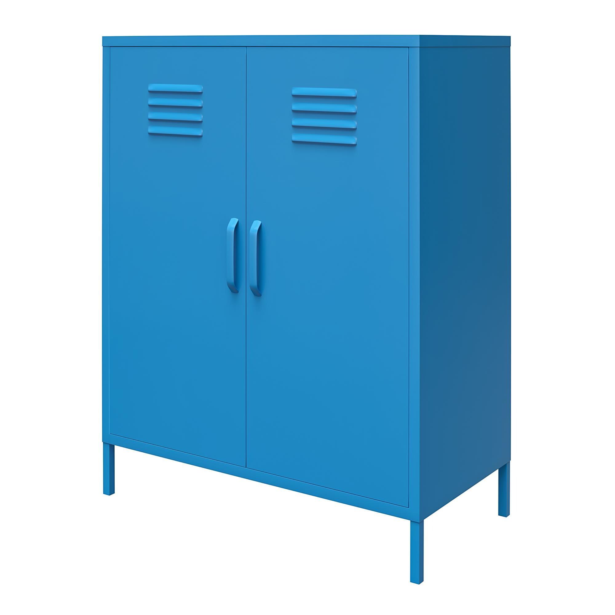 Cache 2 - Door Metal Accent Cabinet