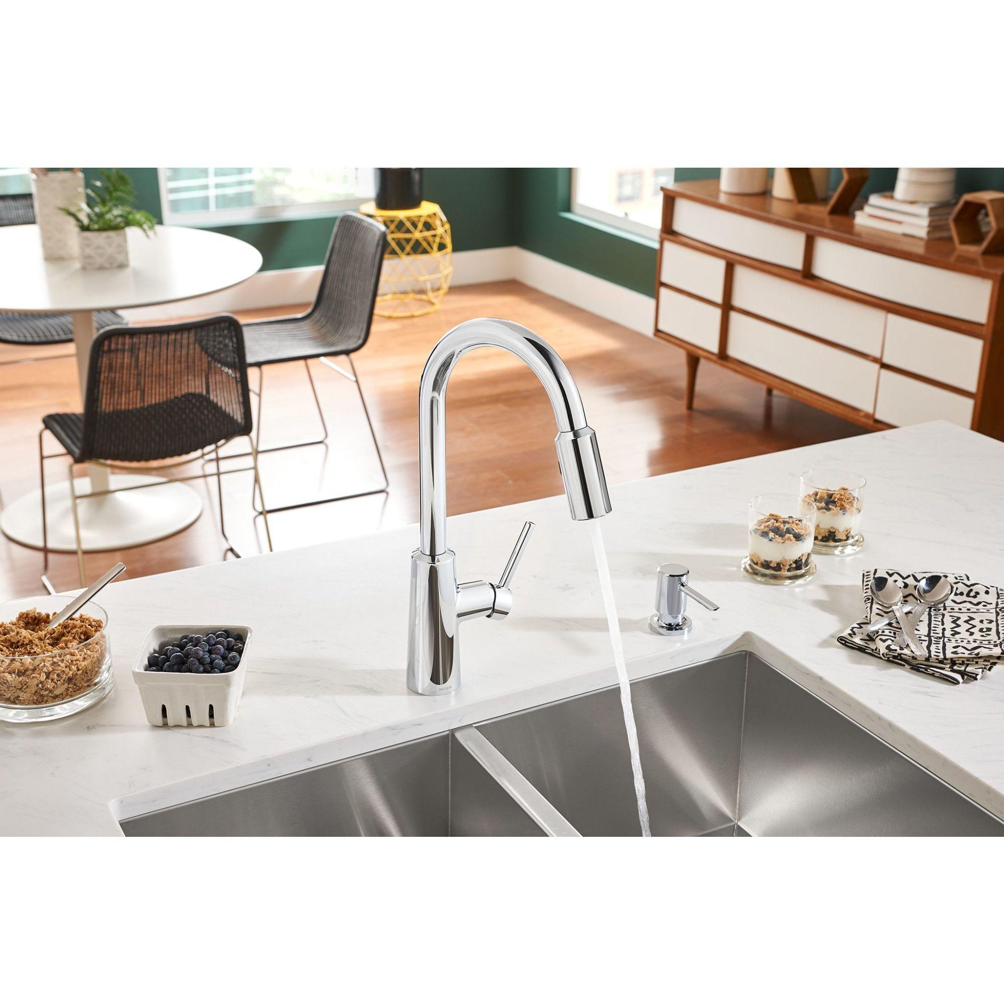 Moen Nori One Handle Chrome Pull-Down Kitchen Faucet