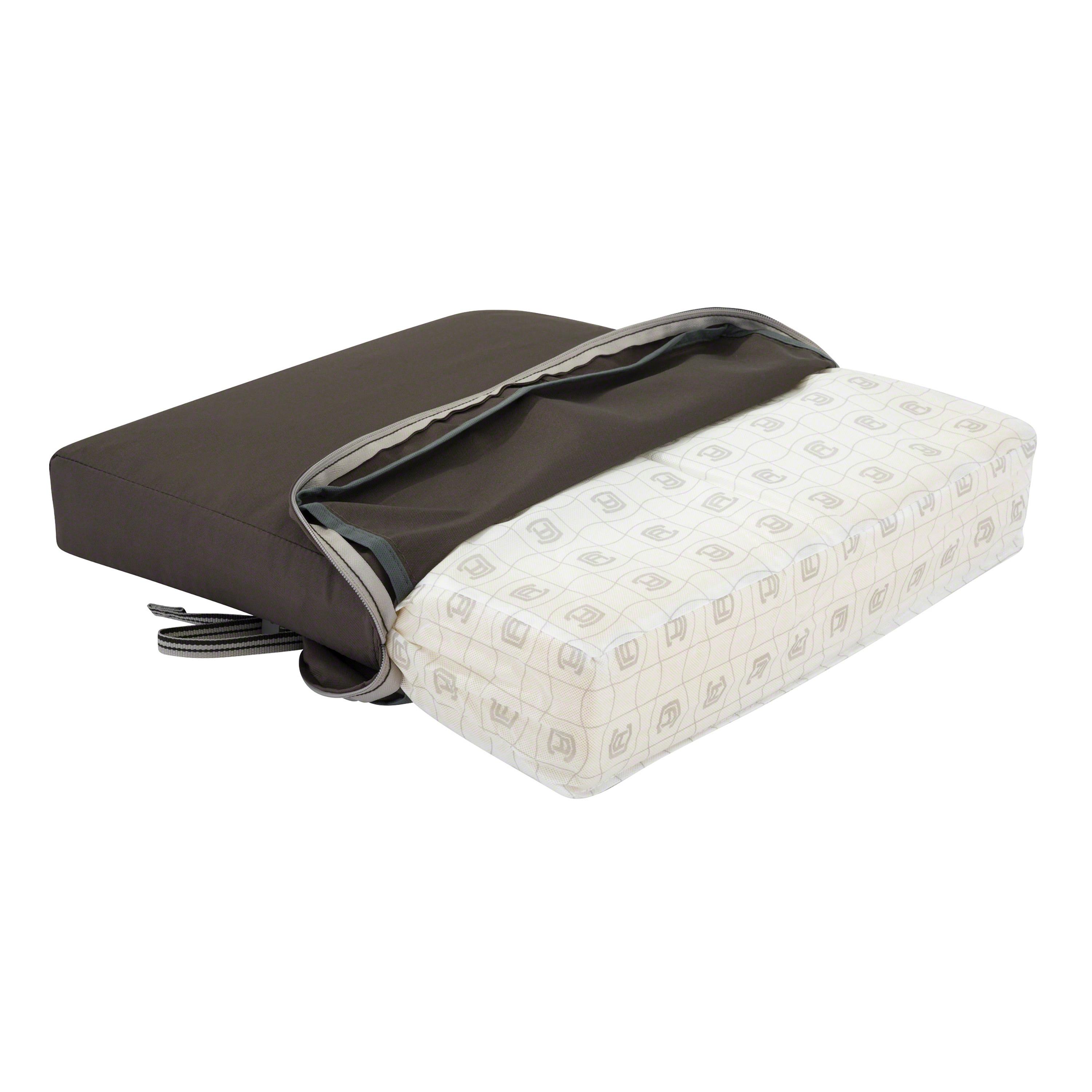 48" x 18" x 3" Ravenna Water-Resistant Patio Bench/Settee Cushion Dark Taupe - Classic Accessories