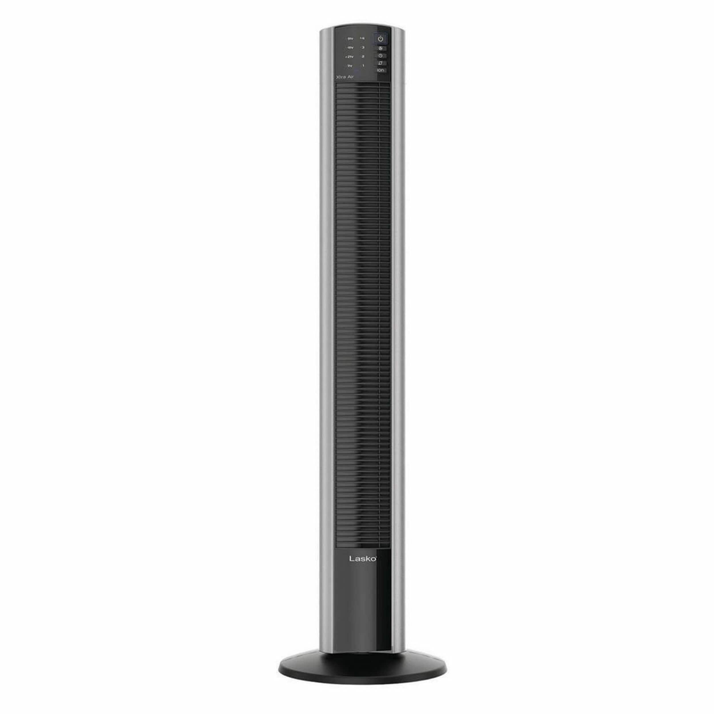 Lasko Xtraair 48 Inch Standing Tower Home Fan Air Ionizer With Remote Control